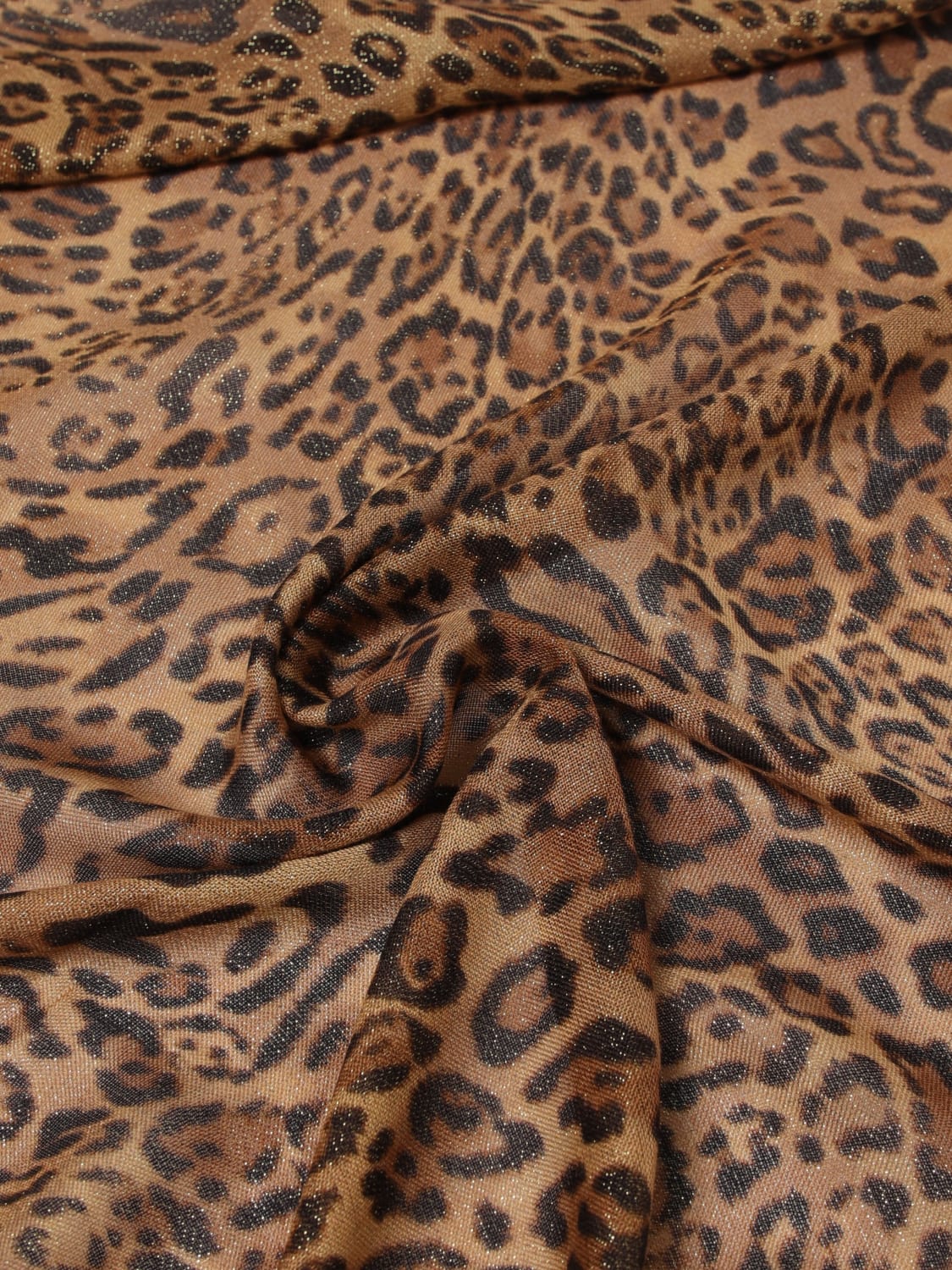 TWINSET SEIDENTUCH: Seidentuch damen Twinset, Kaffee Braun - Img 3