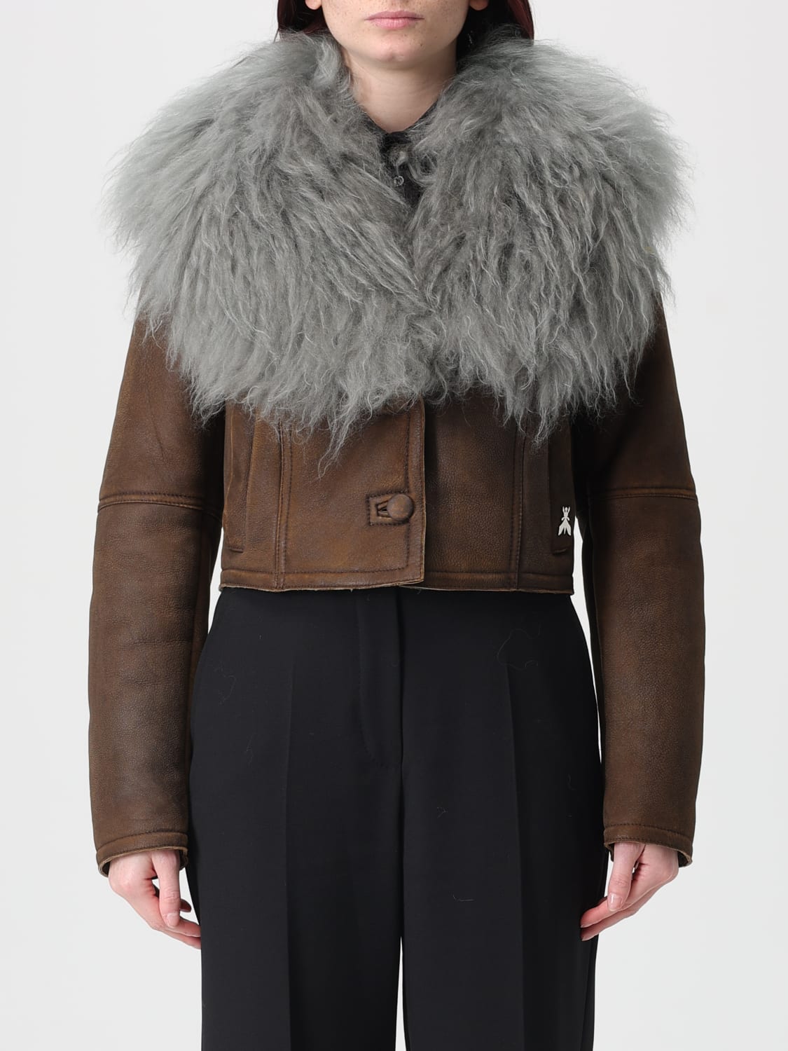 PATRIZIA PEPE JACKET: Jacket woman Patrizia Pepe, Brown - Img 1