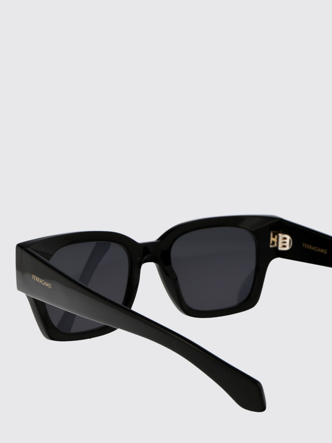 FERRAGAMO OCCHIALI DA SOLE: Occhiali da sole SF2010S Ferragamo in acetato , Nero - Img 3