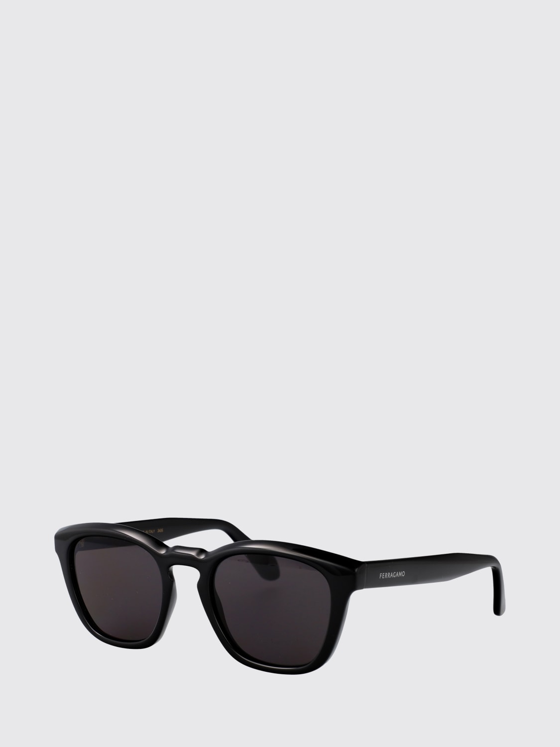 FERRAGAMO SUNGLASSES: Sunglasses men Ferragamo, Black - Img 1