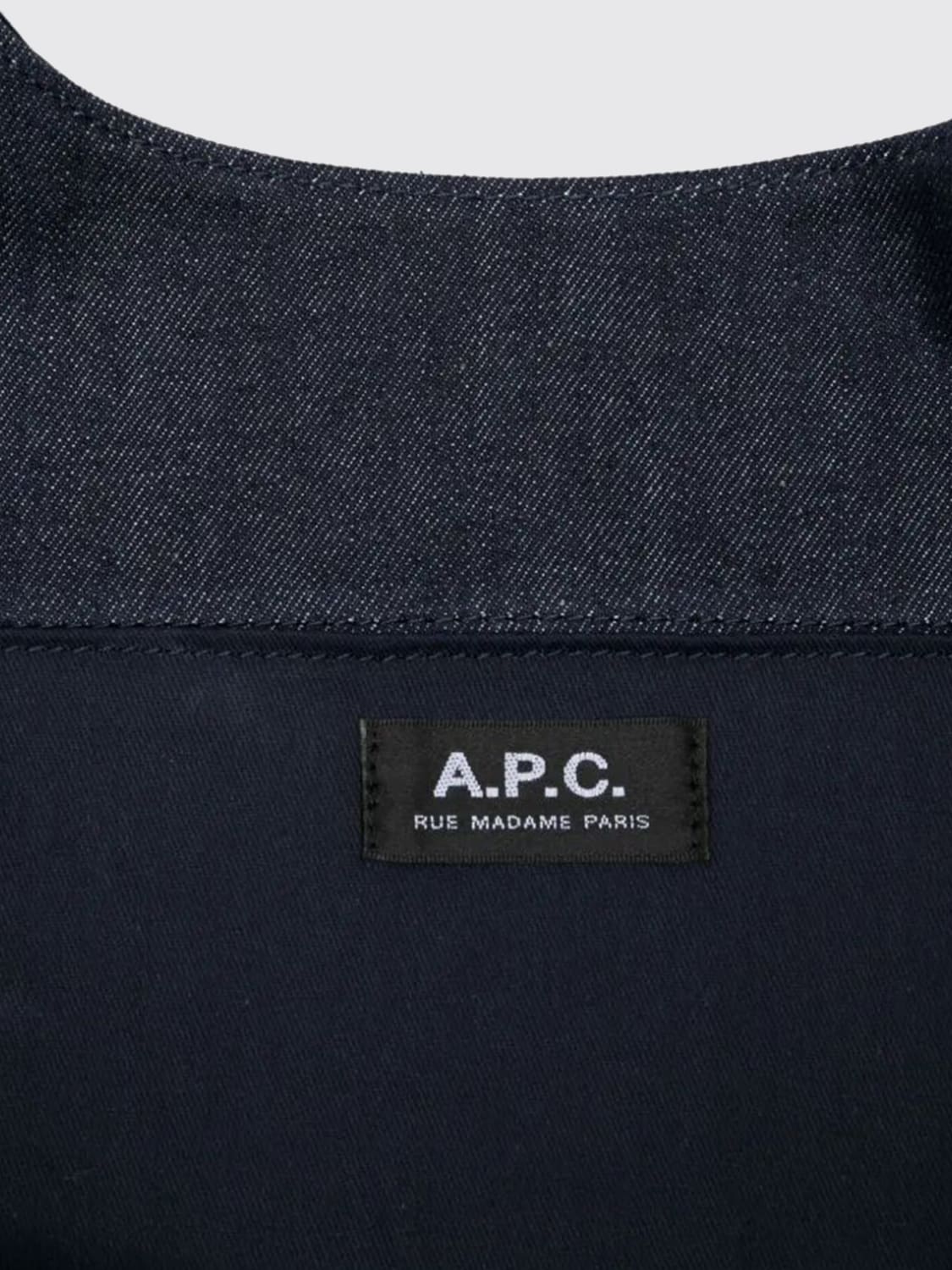 A.P.C. SHOULDER BAG: Shoulder bag woman A.P.C., Indigo - Img 5