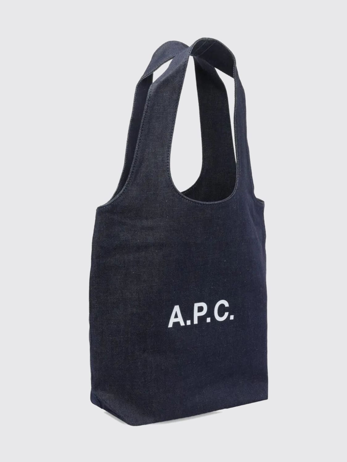 A.P.C. SAC PORTÉ ÉPAULE: Sac porté épaule femme A.P.C., Indigo - Img 3