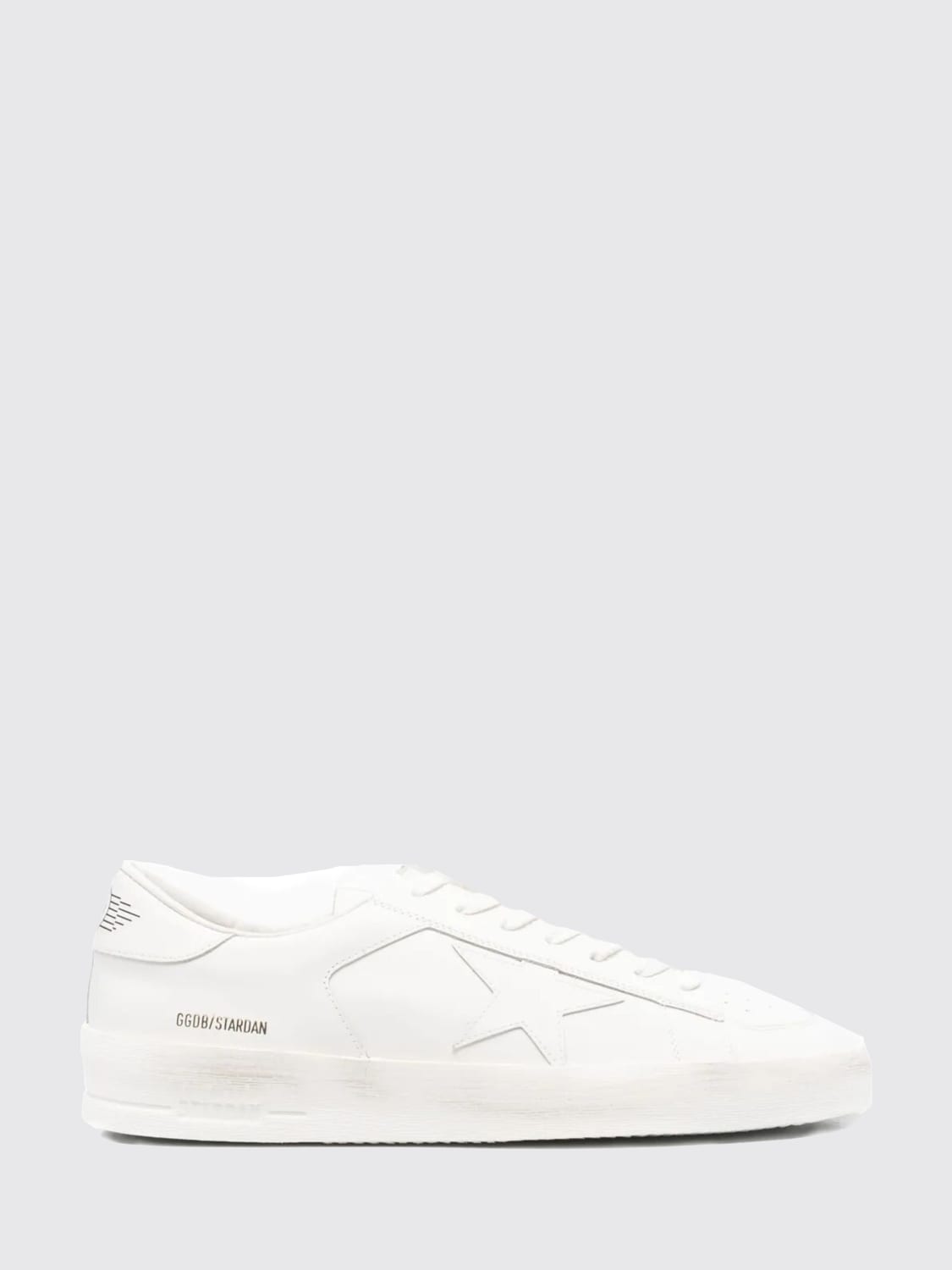 GOLDEN GOOSE SNEAKERS: Sneakers Stardan Golden Goose in pelle , Bianco - Img 1