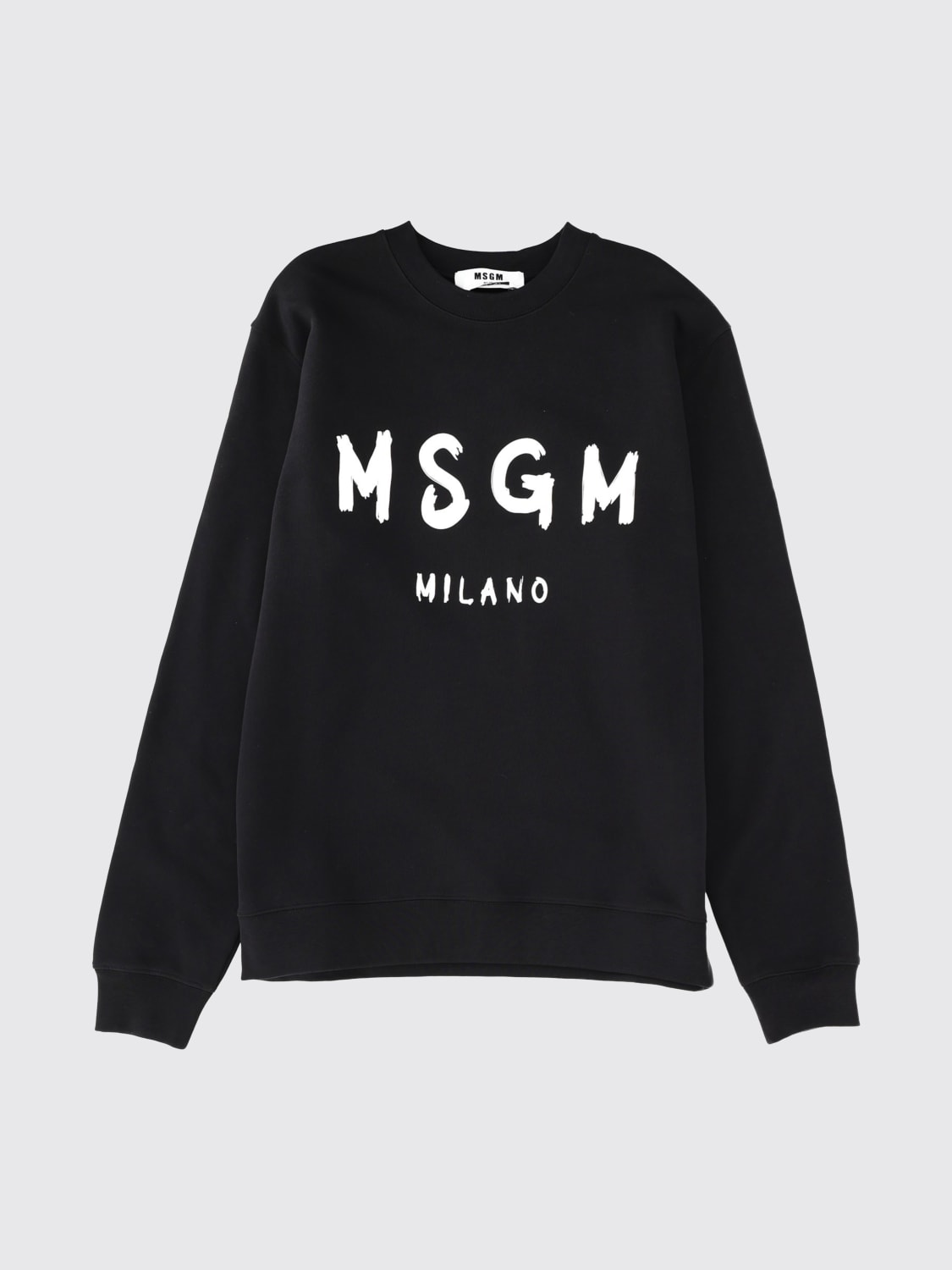 MSGM SWEATSHIRT: Sweatshirt homme MSGM, Noir - Img 1