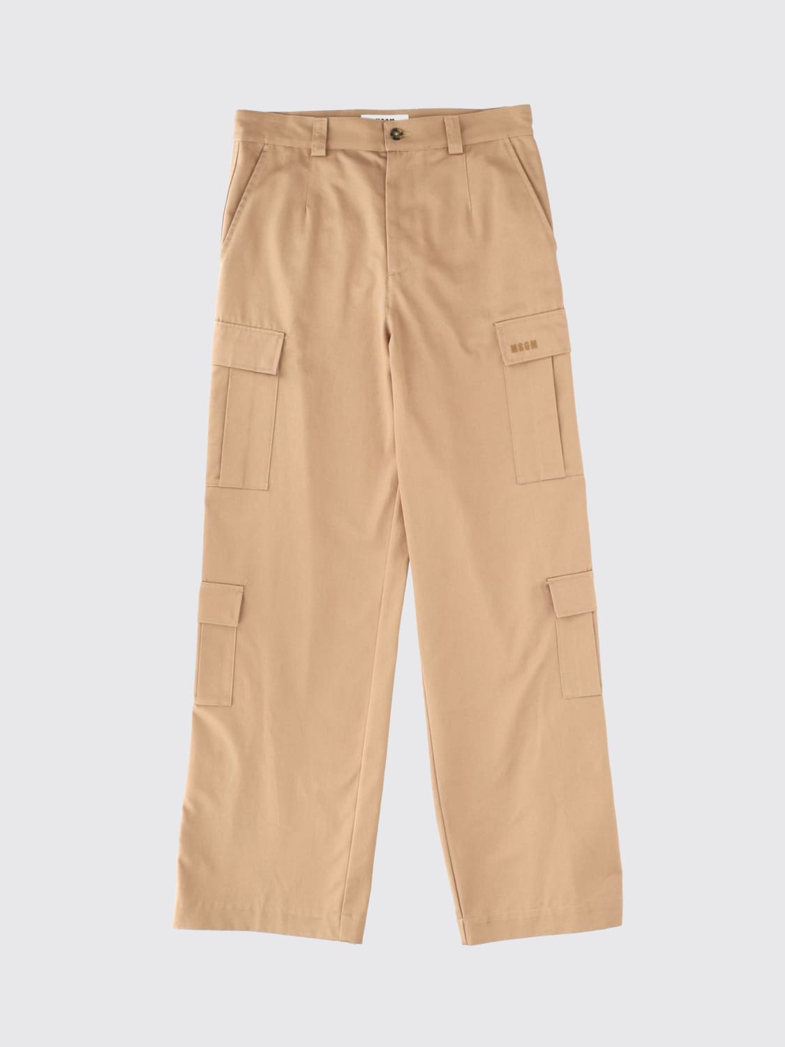 MSGM PANTALON: Pantalon homme MSGM, Beige - Img 1