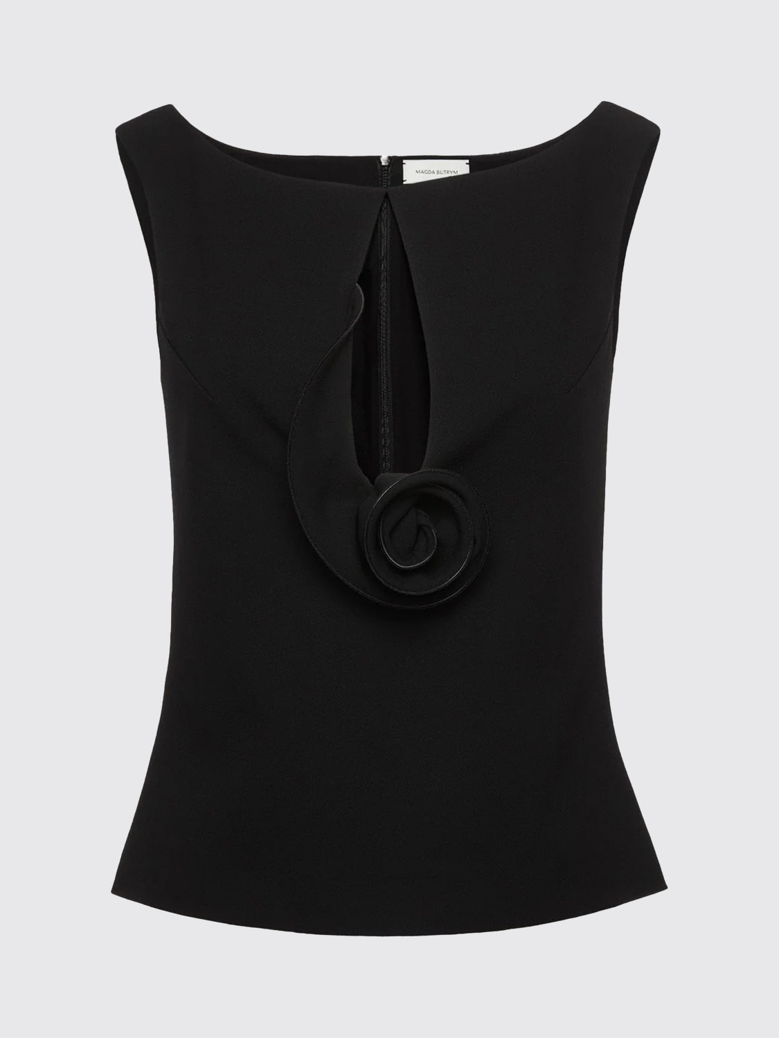 MAGDA BUTRYM TOP: Top mujer Magda Butrym, Negro - Img 1