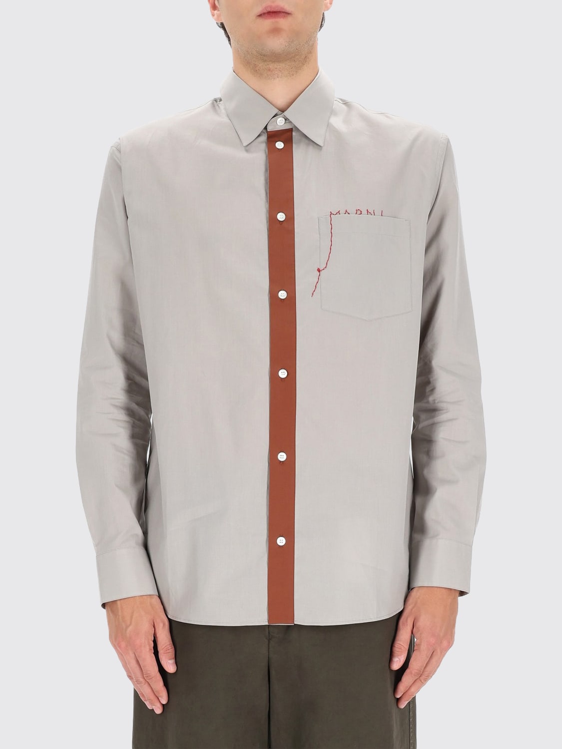 MARNI SHIRT: Shirt men Marni, Grey - Img 1