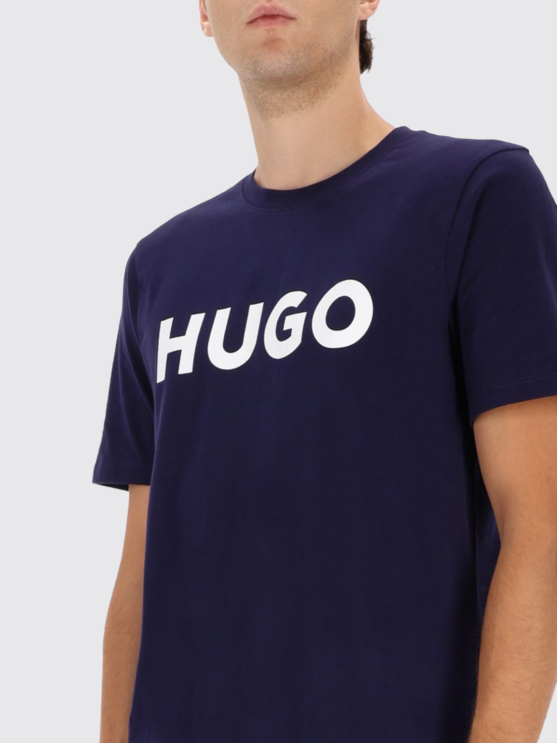 HUGO T-SHIRT: T-shirt men Hugo, Blue - Img 3