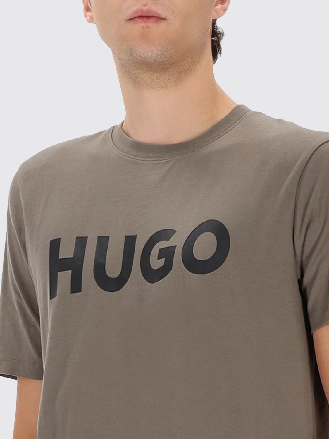 HUGO T-SHIRT: T-shirt men Hugo, Grey - Img 3