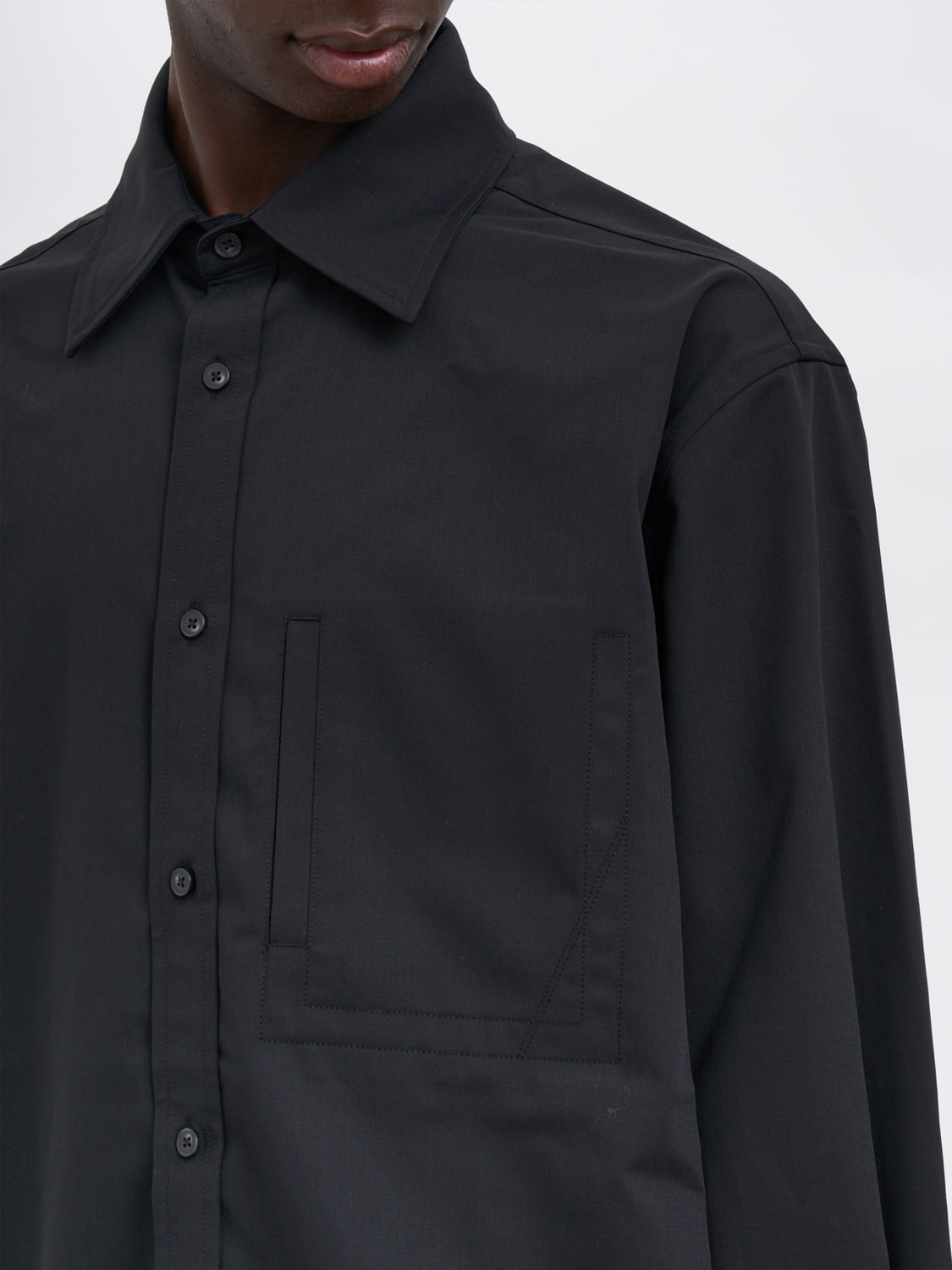 ENTIRE STUDIOS SHIRT: Shirt men Entire Studios, Black - Img 3