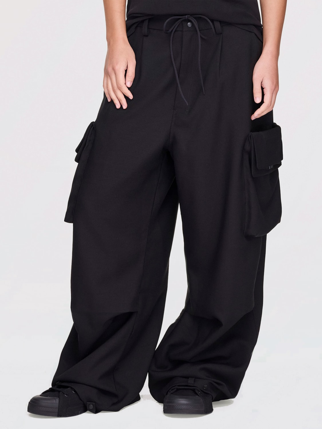 Y-3 PANTALON: Pantalon femme Y-3, Noir - Img 4