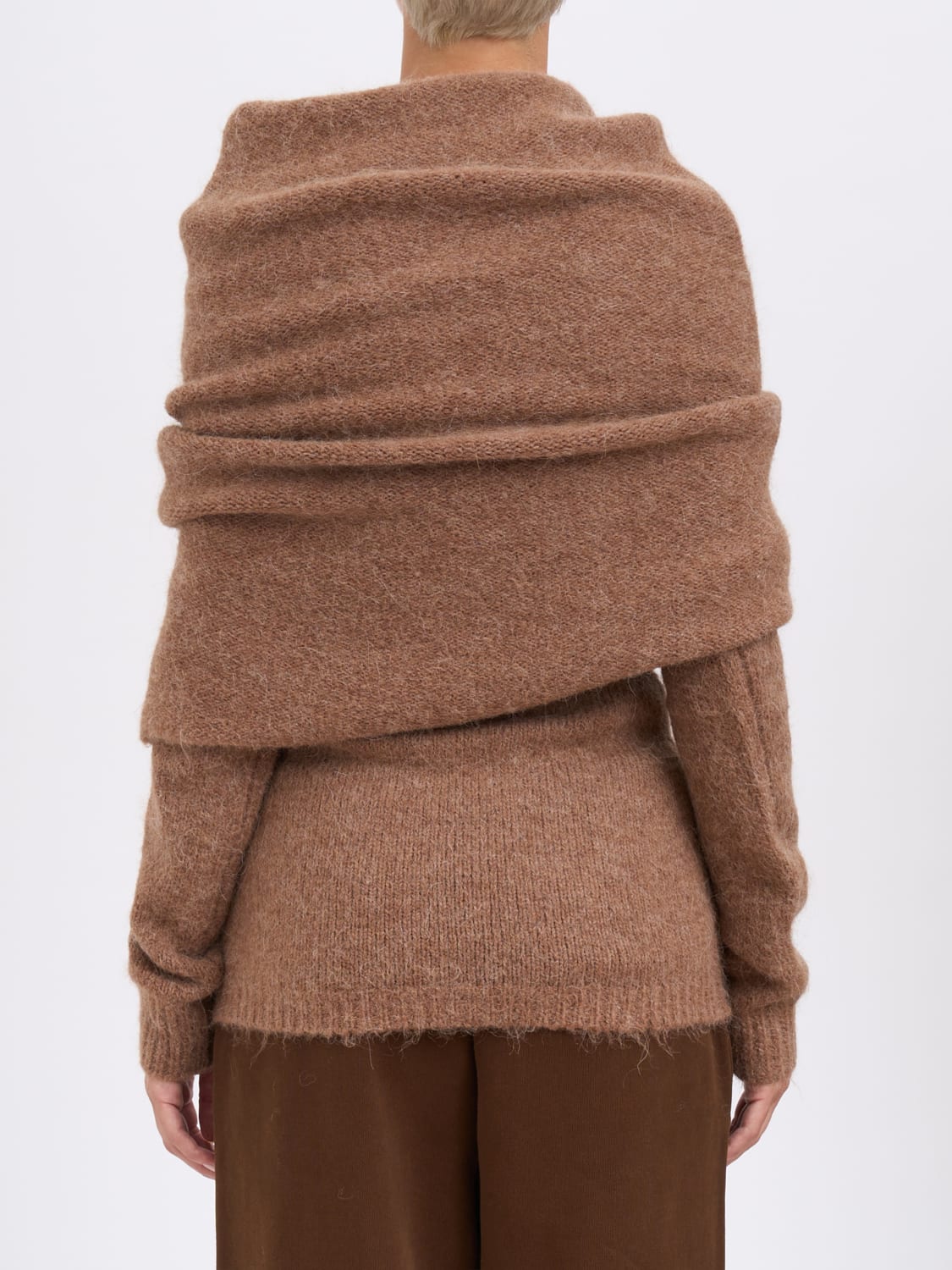 ENTIRE STUDIOS PULLOVER: Pullover damen Entire Studios, Braun - Img 2