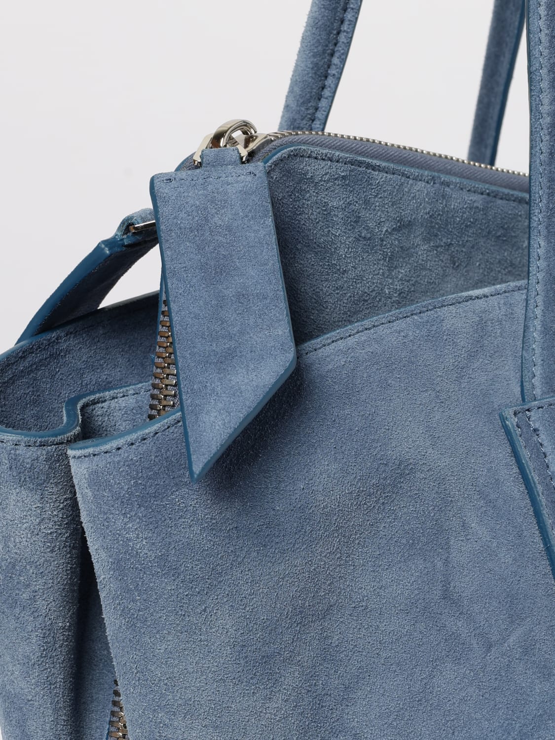 THE ATTICO BOLSO DE HOMBRO: Bolso de hombro mujer The Attico, Azul Claro - Img 4