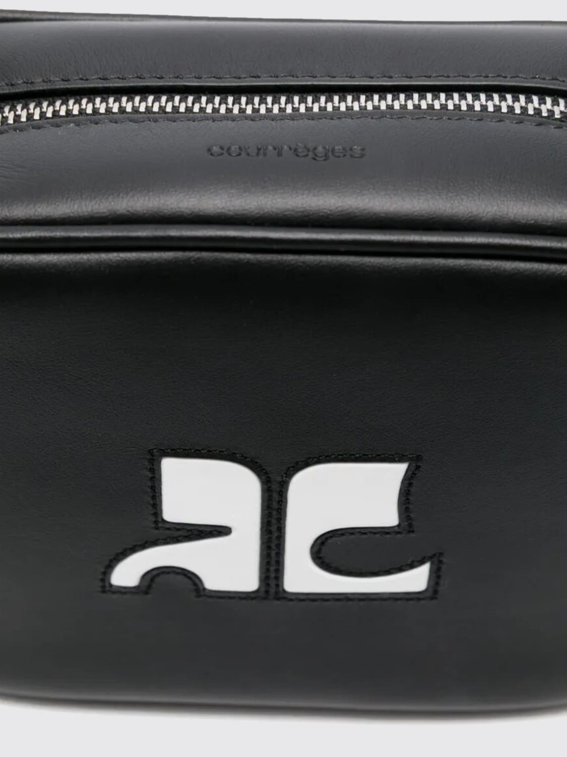 COURRÈGES BANDOLERA: Bolso de hombro mujer CourrÈges, Negro - Img 4