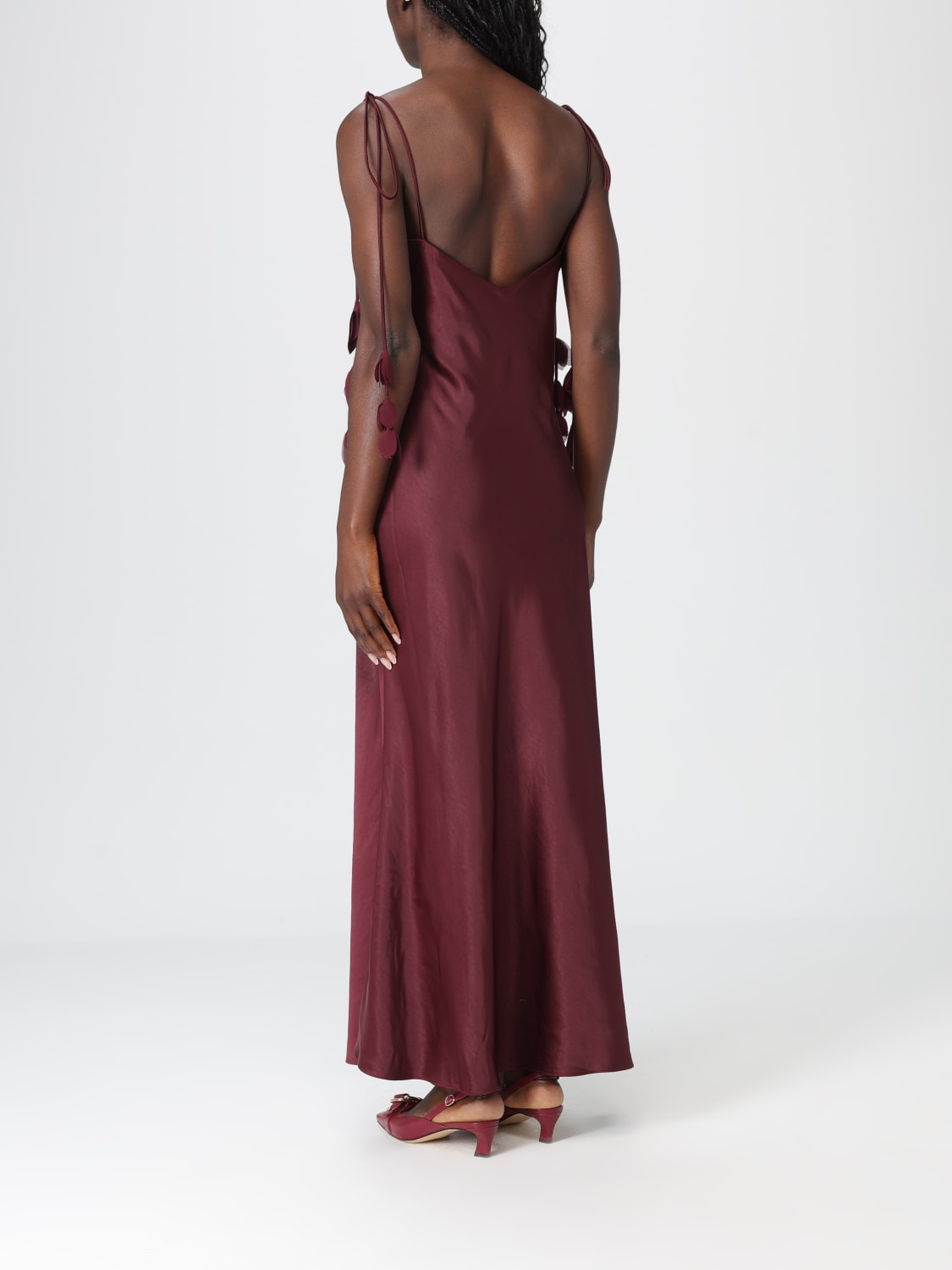 SELF-PORTRAIT DRESS: Dress woman Self-portrait, Red - Img 2