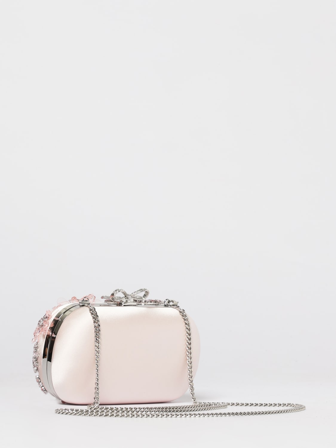 SELF-PORTRAIT CLUTCH: Shoulder bag woman Self-portrait, Pink - Img 2