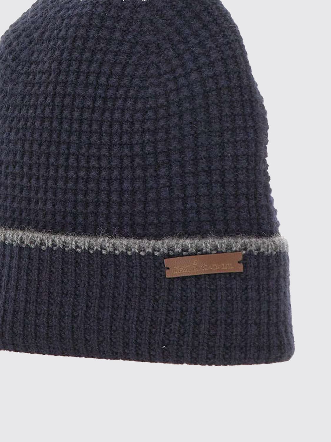 KITON HAT: Scarf men Kiton, Blue - Img 2