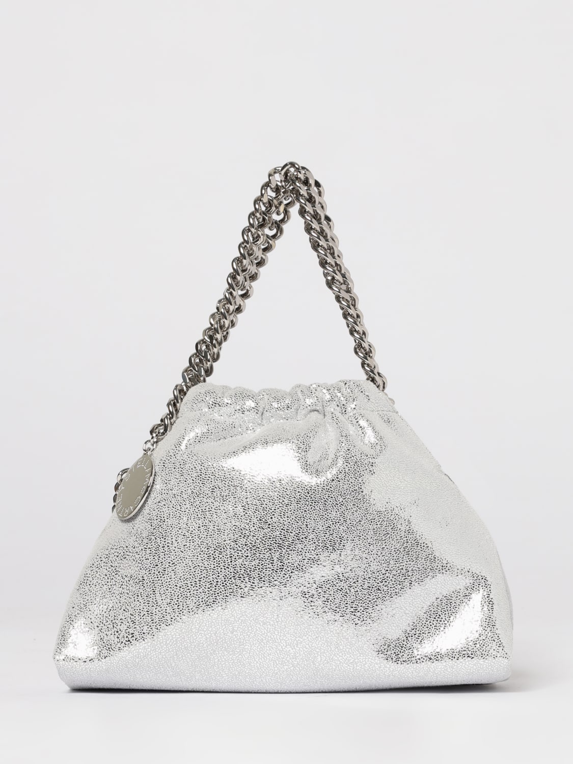 STELLA MCCARTNEY BORSA A MANO: Borsa a mano donna Stella McCartney, Silver - Img 1