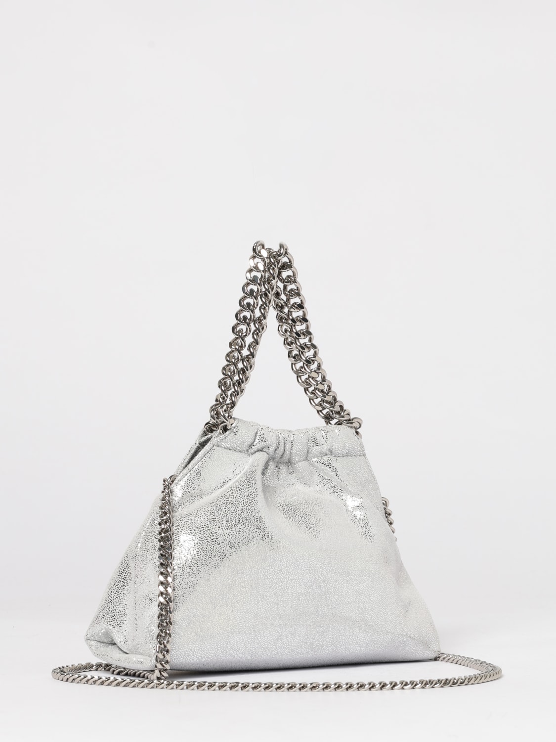 STELLA MCCARTNEY BORSA A MANO: Borsa a mano donna Stella McCartney, Silver - Img 3