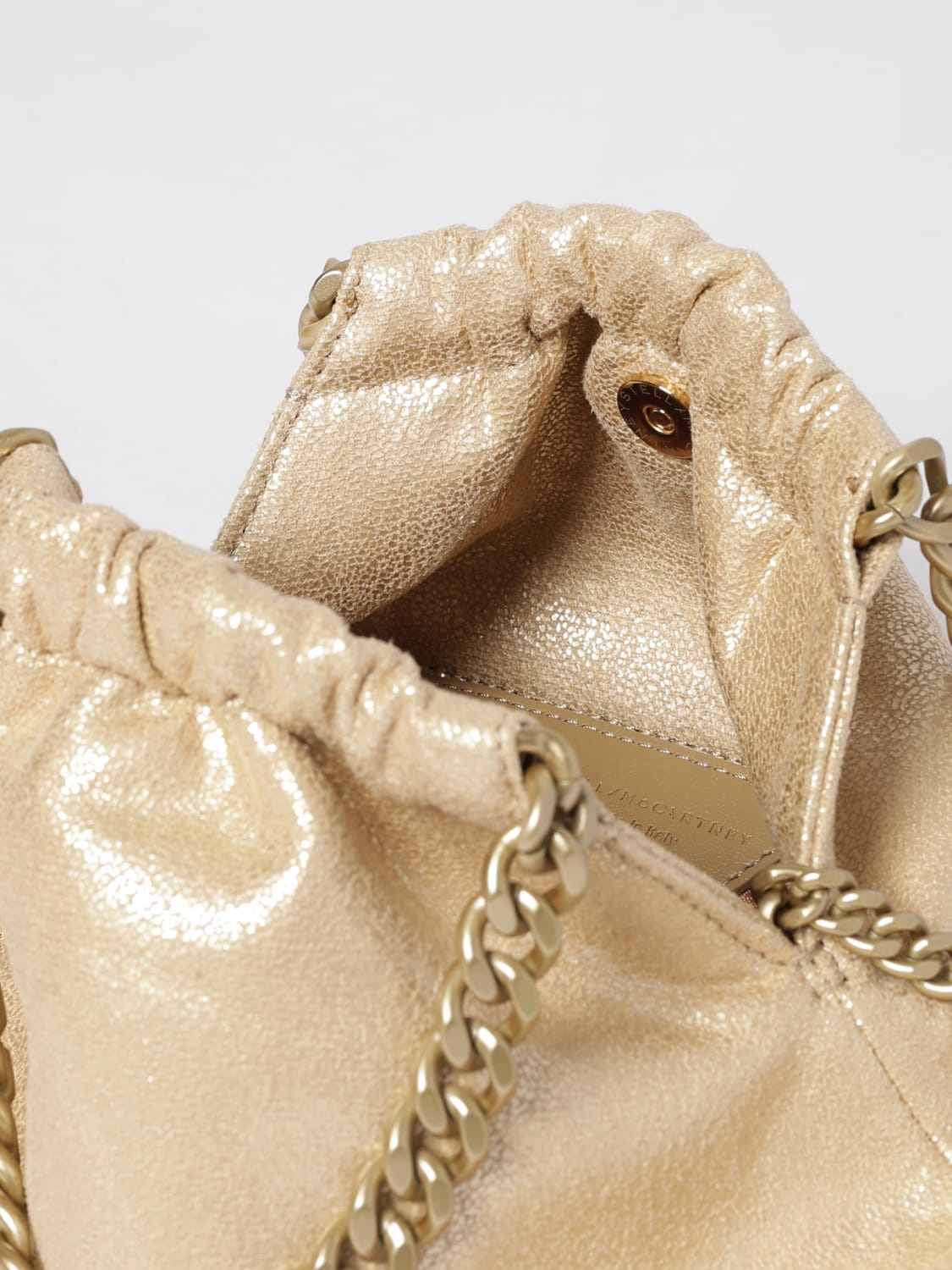 STELLA MCCARTNEY BORSA A MANO: Borsa a mano donna Stella McCartney, Oro - Img 5