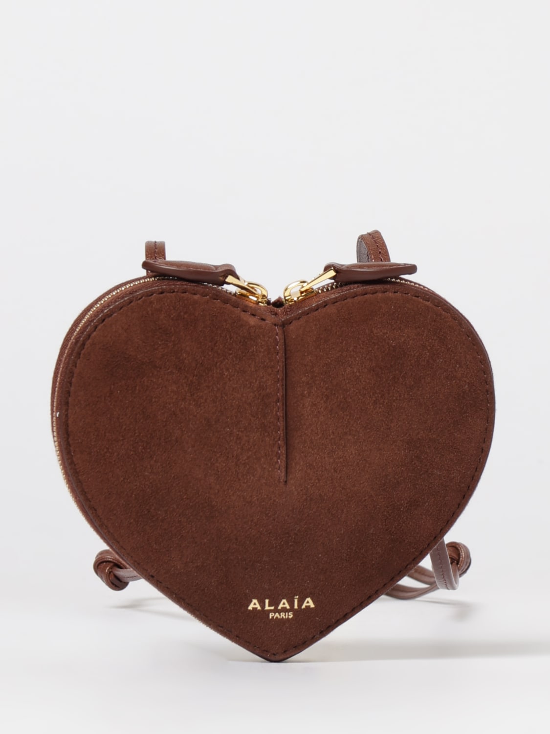 ALAÏA SHOULDER BAG: Shoulder bag woman AlaÏa, Brown - Img 1