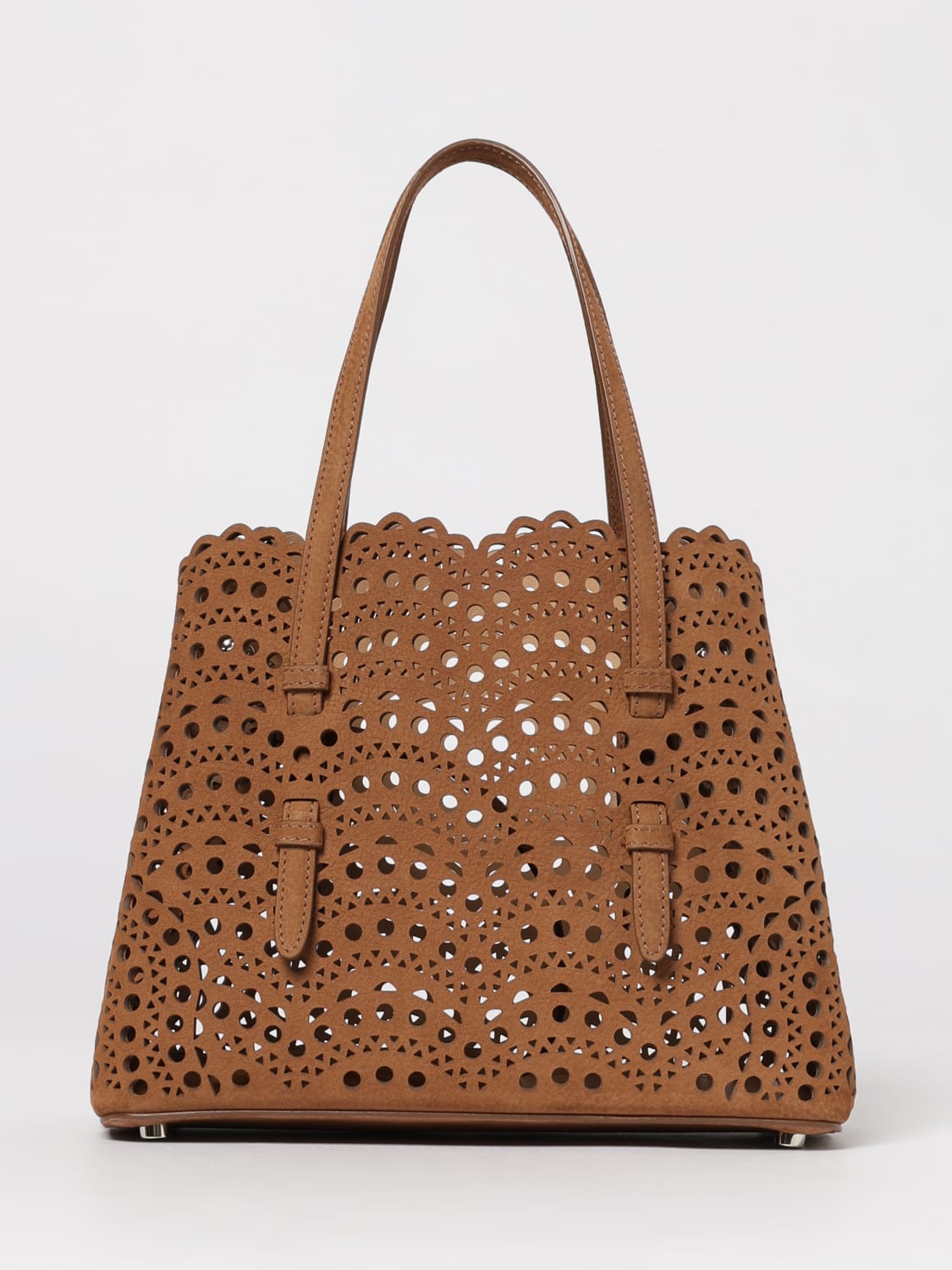 ALAÏA HANDBAG: Handbag woman AlaÏa, Brown - Img 1