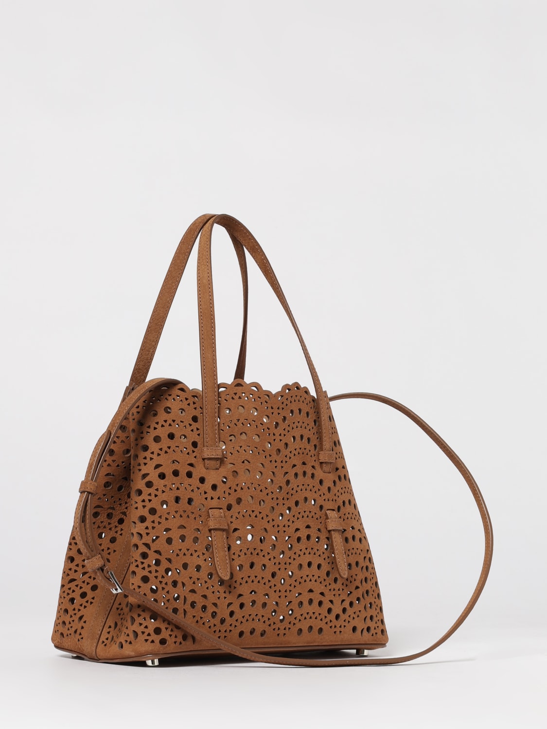 ALAÏA HANDBAG: Handbag woman AlaÏa, Brown - Img 2