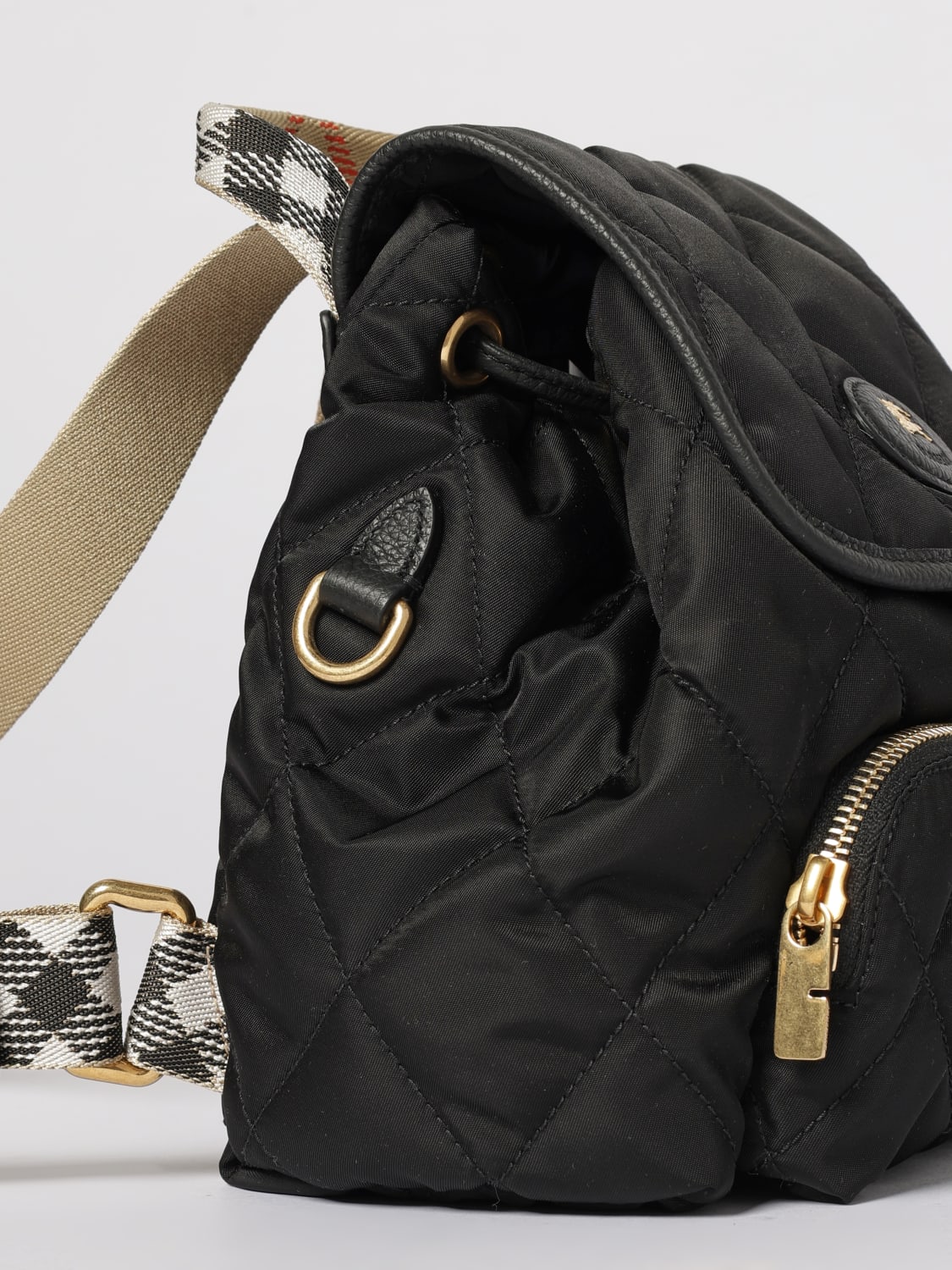 BURBERRY ZAINO: Zaino donna Burberry, Nero - Img 5