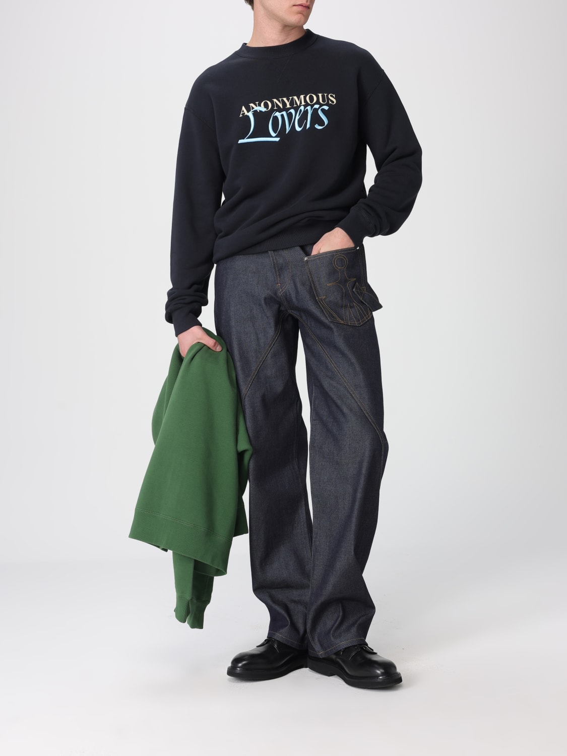 JW ANDERSON SWEATSHIRT: Sweater men Jw Anderson, Black - Img 2