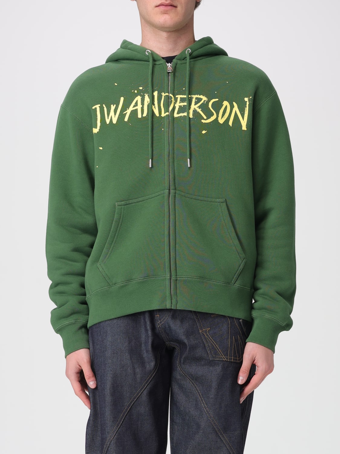 JW ANDERSON SWEATSHIRT: Sweatshirt men Jw Anderson, Green - Img 1