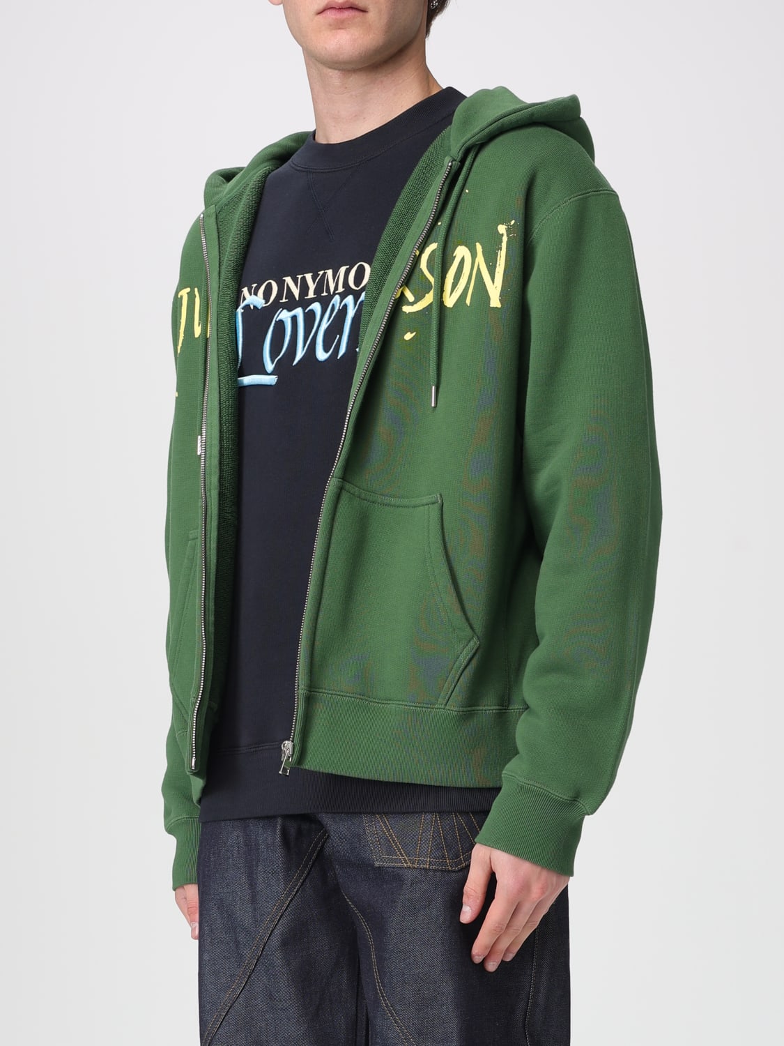 JW ANDERSON SWEATSHIRT: Sweatshirt men Jw Anderson, Green - Img 4