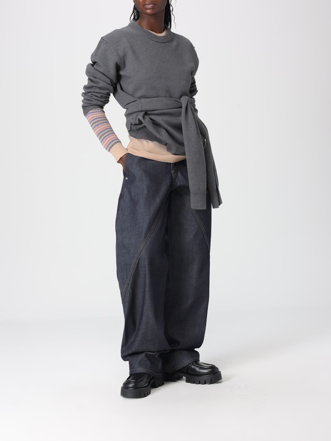 JW ANDERSON JEANS: Jeans woman Jw Anderson, Denim - Img 2