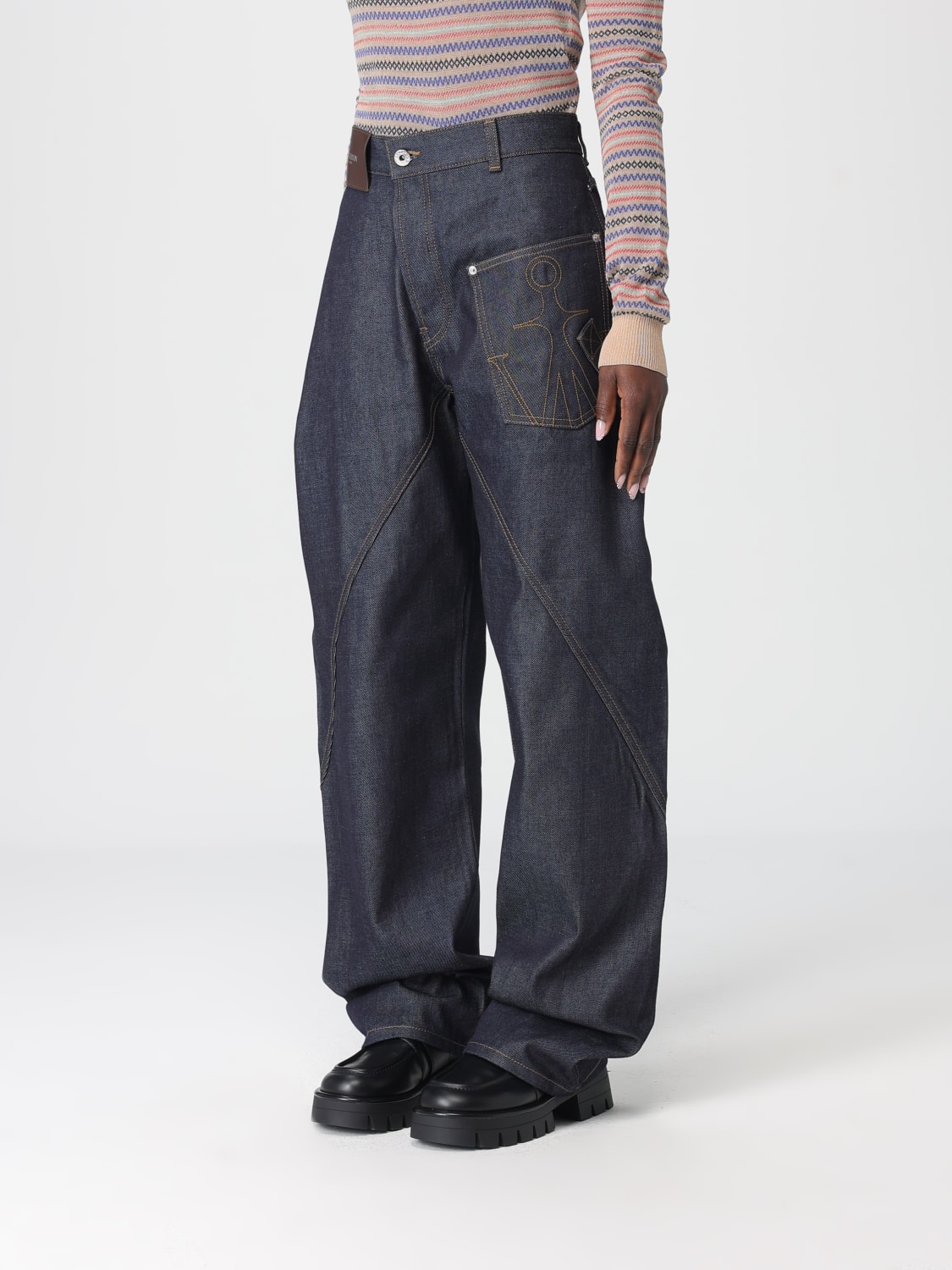 JW ANDERSON JEANS: Jeans woman Jw Anderson, Denim - Img 4