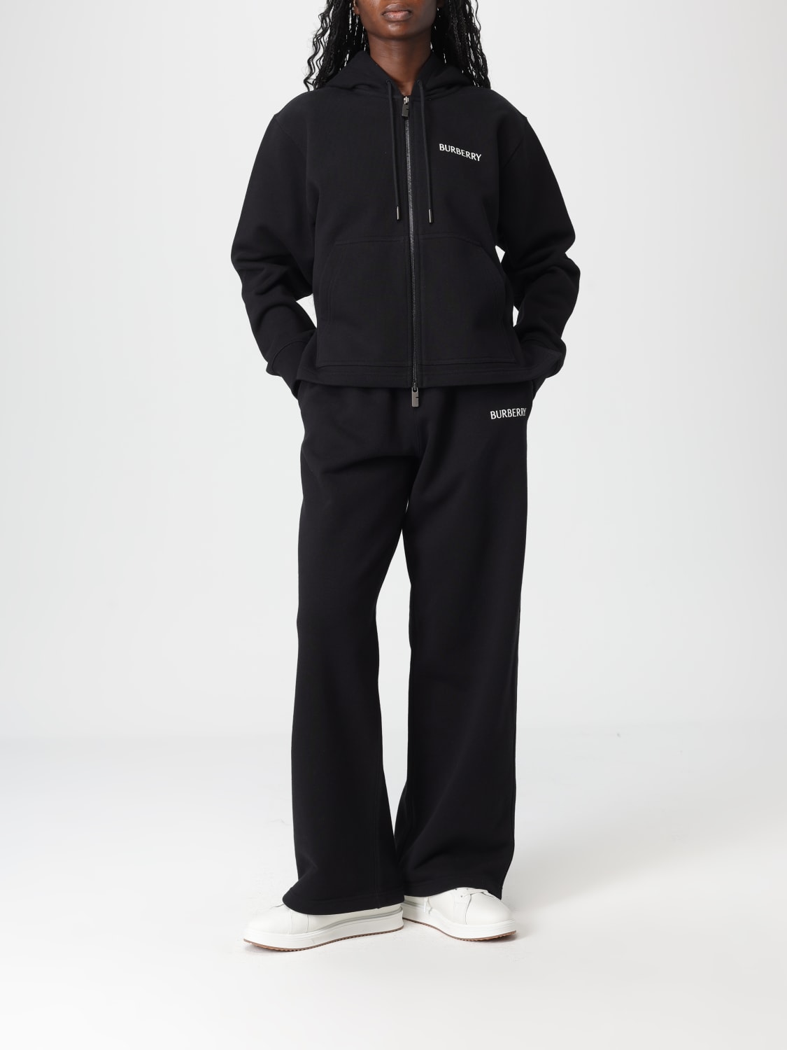 BURBERRY PANTS: Pants woman Burberry, Black - Img 2