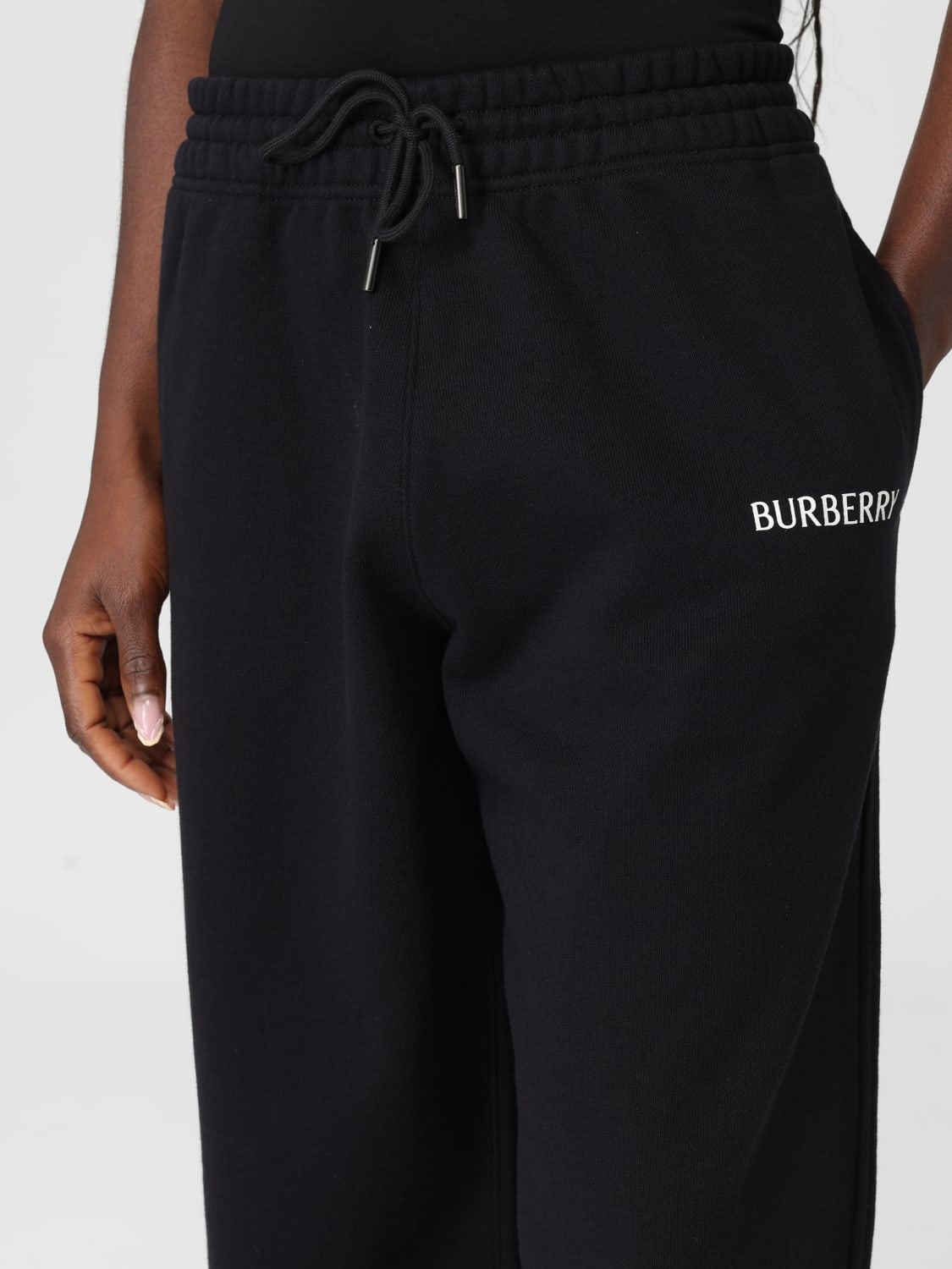 BURBERRY PANTS: Pants woman Burberry, Black - Img 5