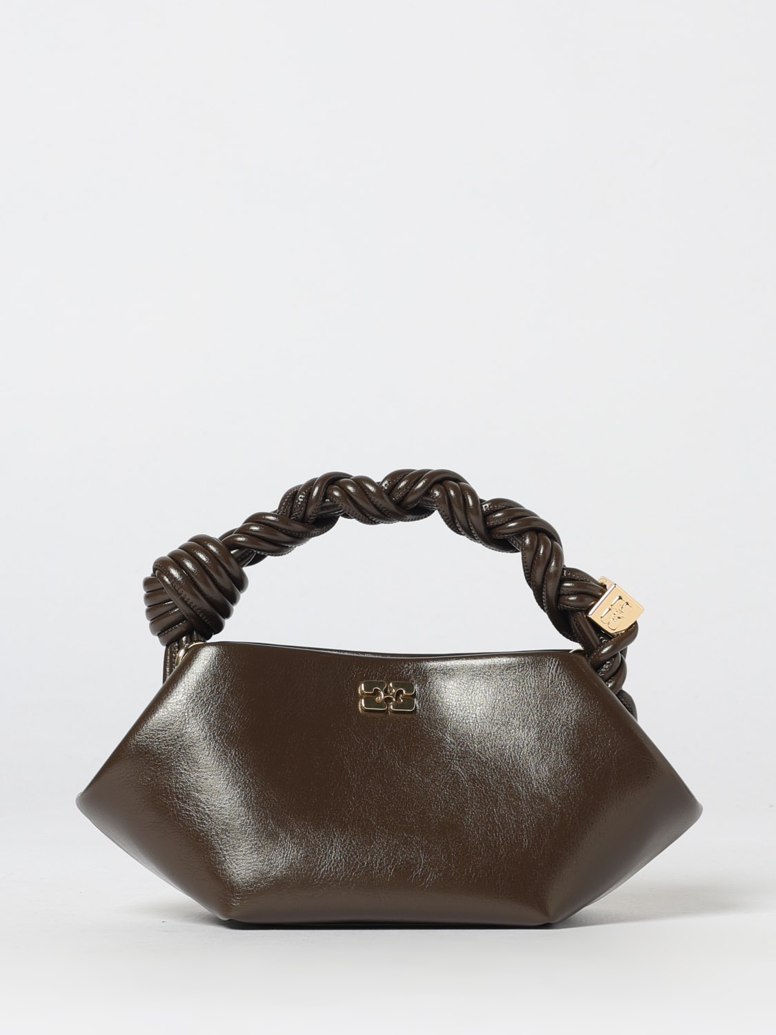 GANNI HANDBAG: Handbag woman Ganni, Brown - Img 1