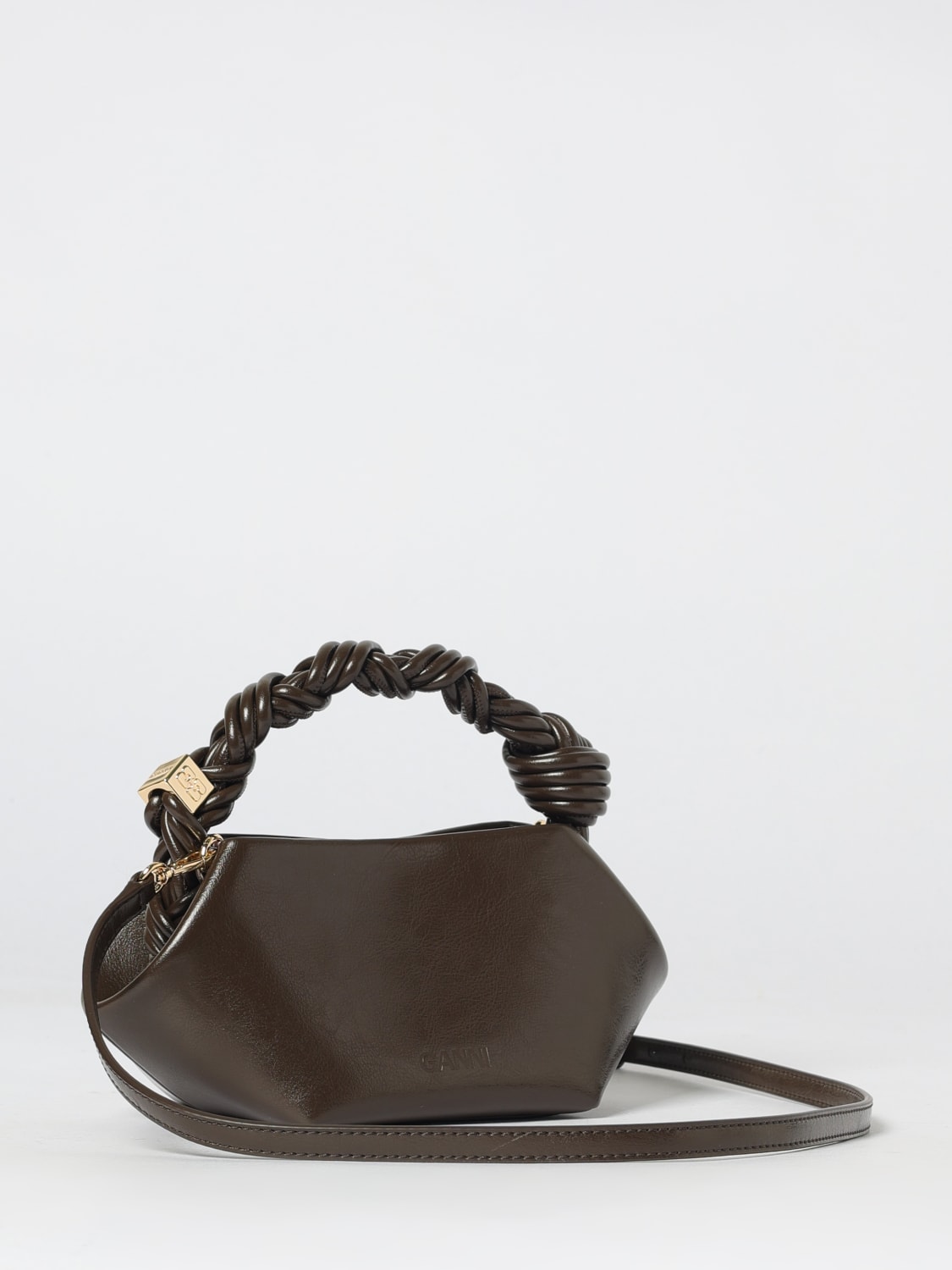 GANNI HANDBAG: Handbag woman Ganni, Brown - Img 2