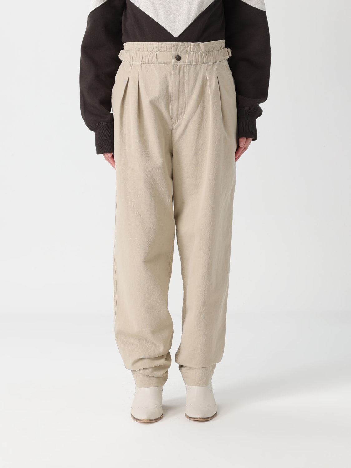 ISABEL MARANT ETOILE PANTS: Pants woman Isabel Marant Etoile, Beige - Img 1