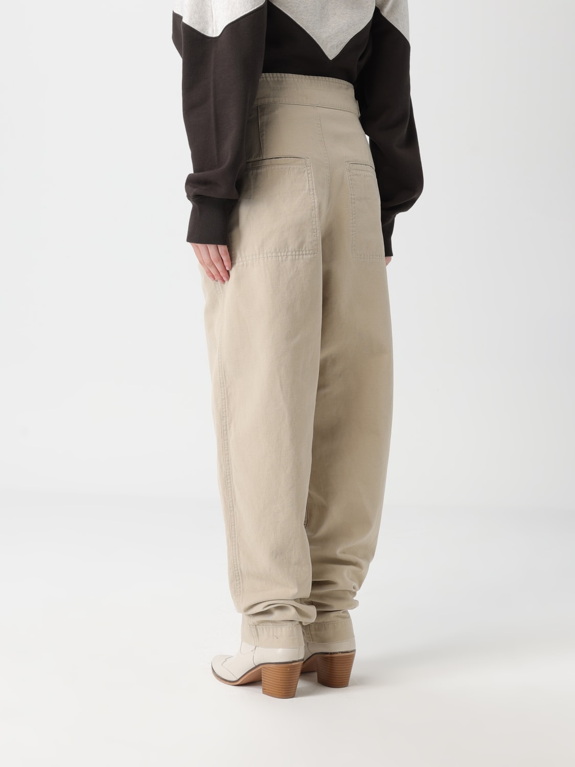 ISABEL MARANT ETOILE PANTS: Pants woman Isabel Marant Etoile, Beige - Img 2