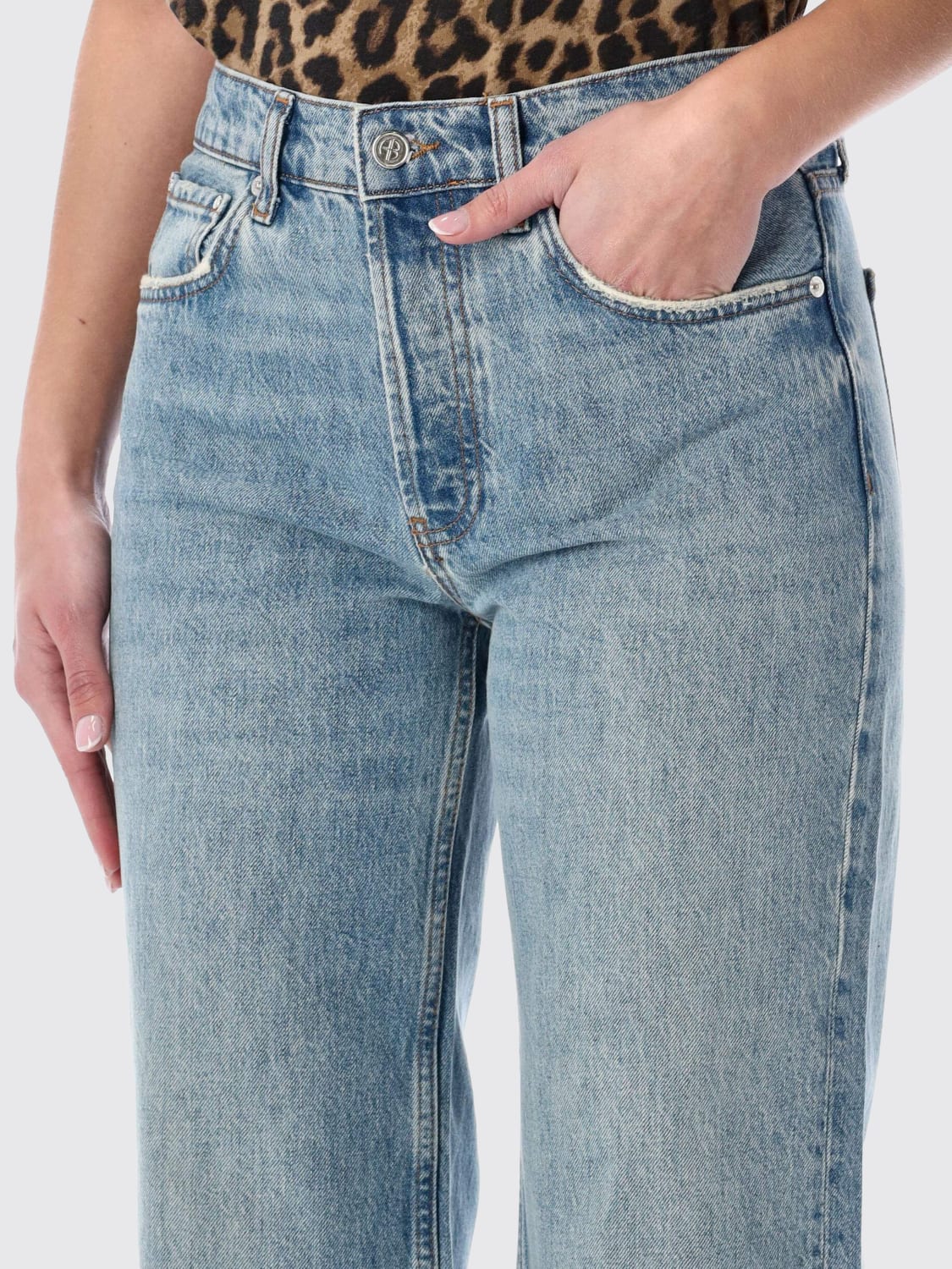 ANINE BING JEANS: Jeans woman Anine Bing, Blue - Img 3