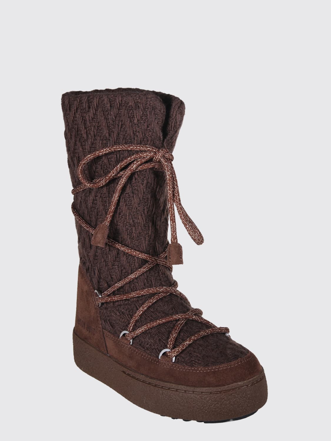 MOON BOOT SCHUHE: Schuhe damen Moon Boot, Kakao - Img 2