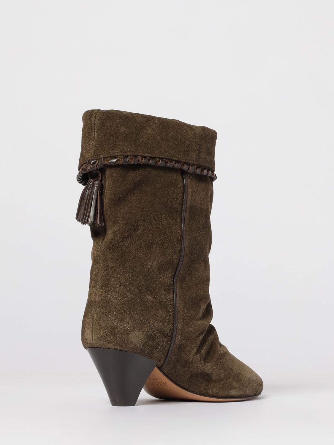ISABEL MARANT BOOTS: Flat ankle boot woman Isabel Marant, Brown - Img 3
