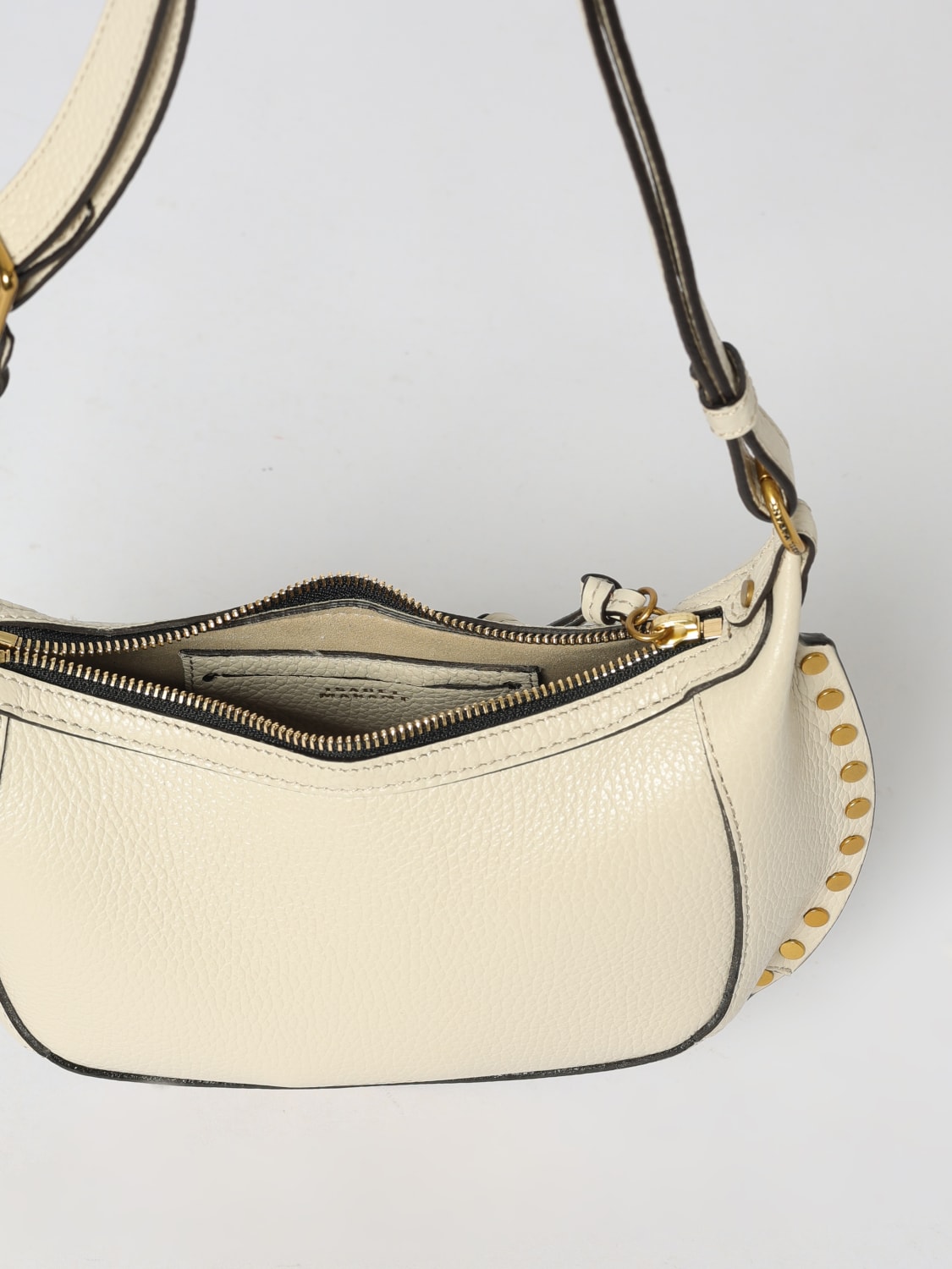 ISABEL MARANT CROSSBODY BAG: Crossbody bag woman Isabel Marant, Beige - Img 3
