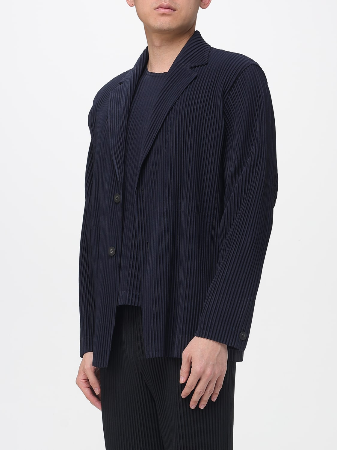 HOMME PLISSE' ISSEY MIYAKE JACKET: Coat men Homme Plisse' Issey Miyake, Blue - Img 3