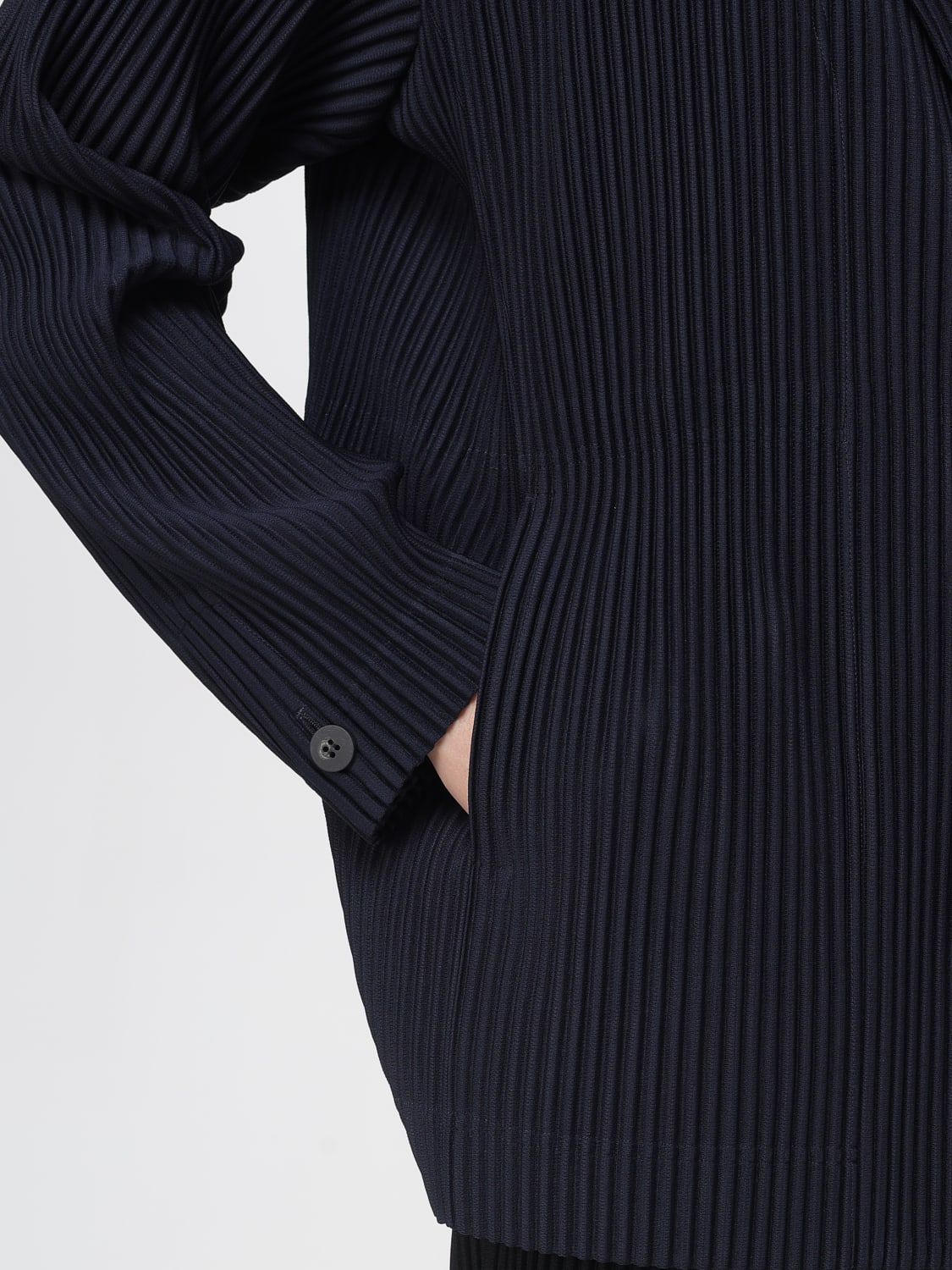 HOMME PLISSE' ISSEY MIYAKE JACKET: Coat men Homme Plisse' Issey Miyake, Blue - Img 4