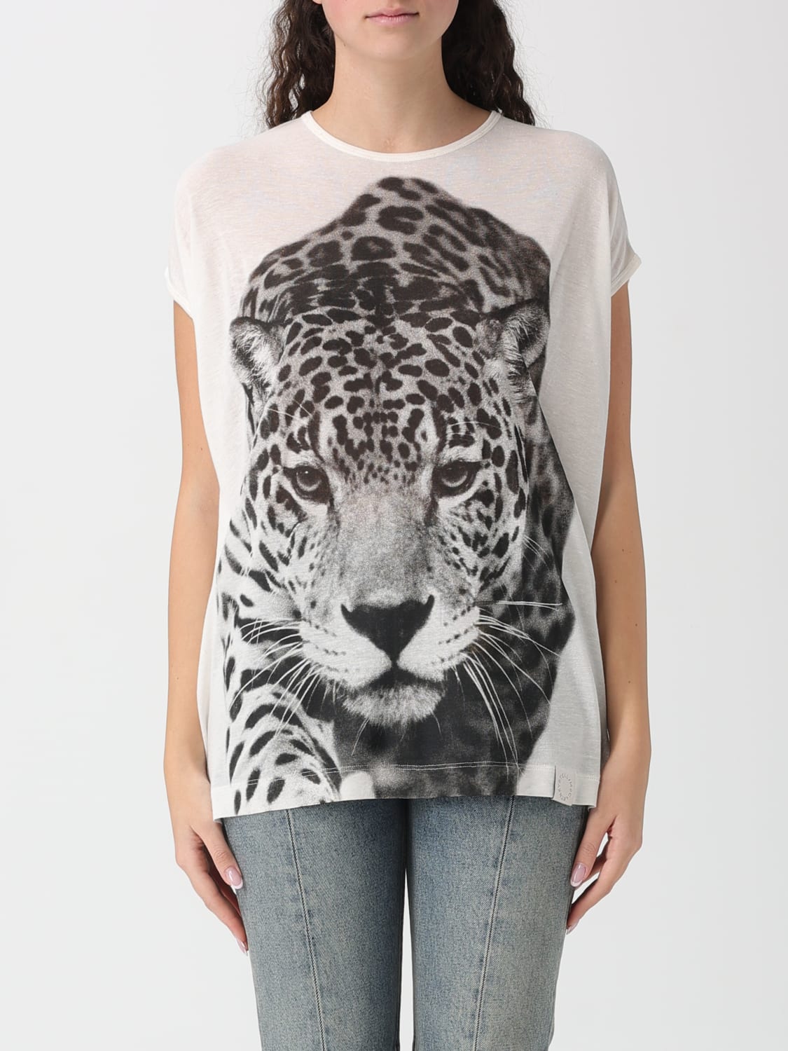 STELLA MCCARTNEY T-SHIRT: T-shirt damen Stella McCartney, Beige - Img 1