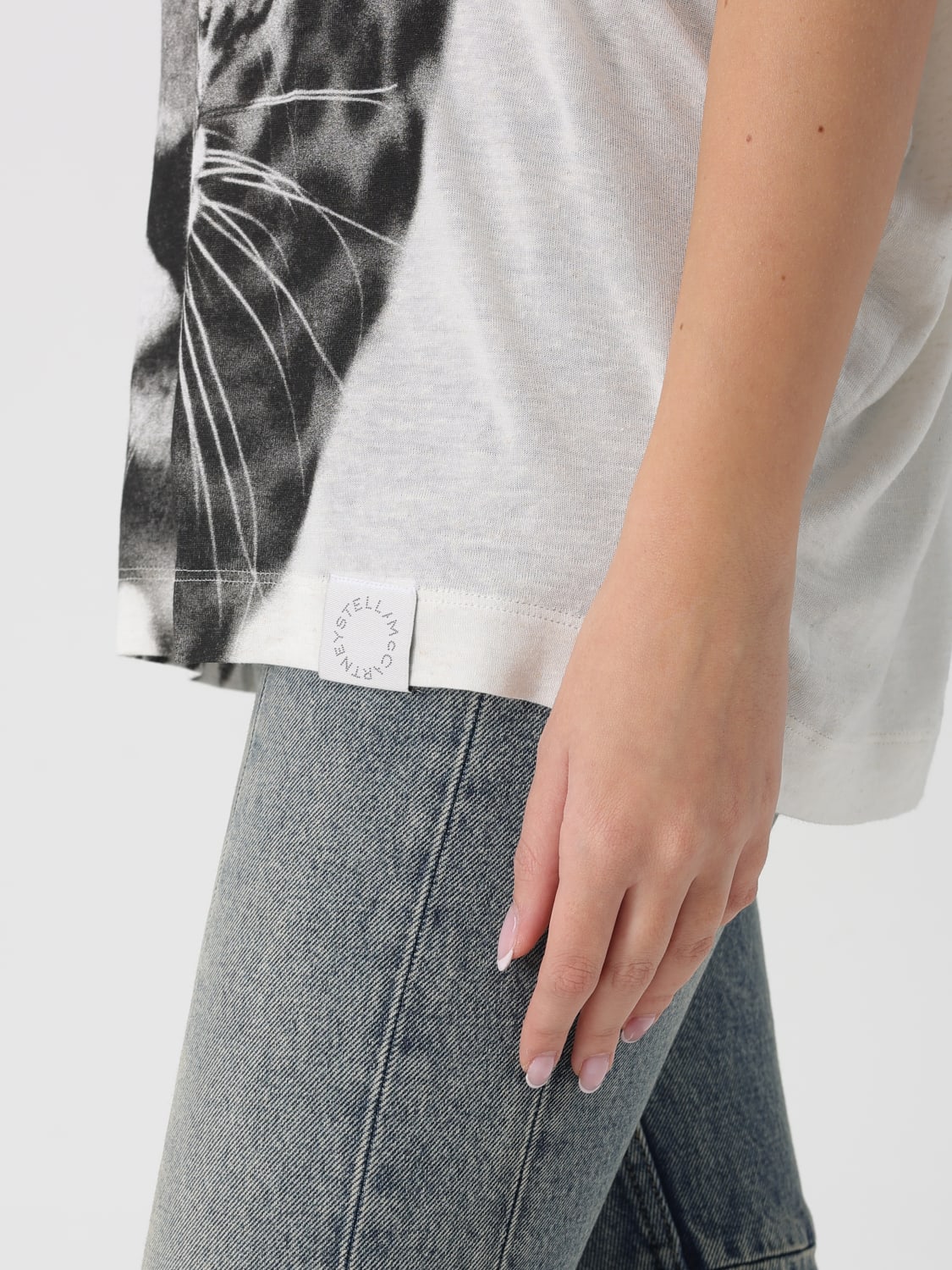 STELLA MCCARTNEY T-SHIRT: T-shirt damen Stella McCartney, Beige - Img 4