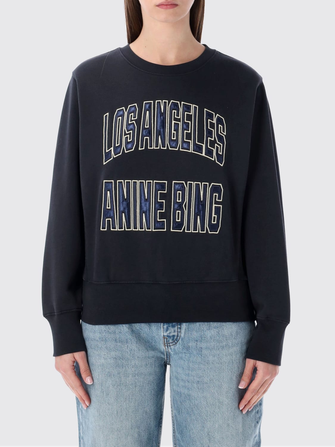ANINE BING SWEATSHIRT: Sweatshirt woman Anine Bing, Black - Img 1
