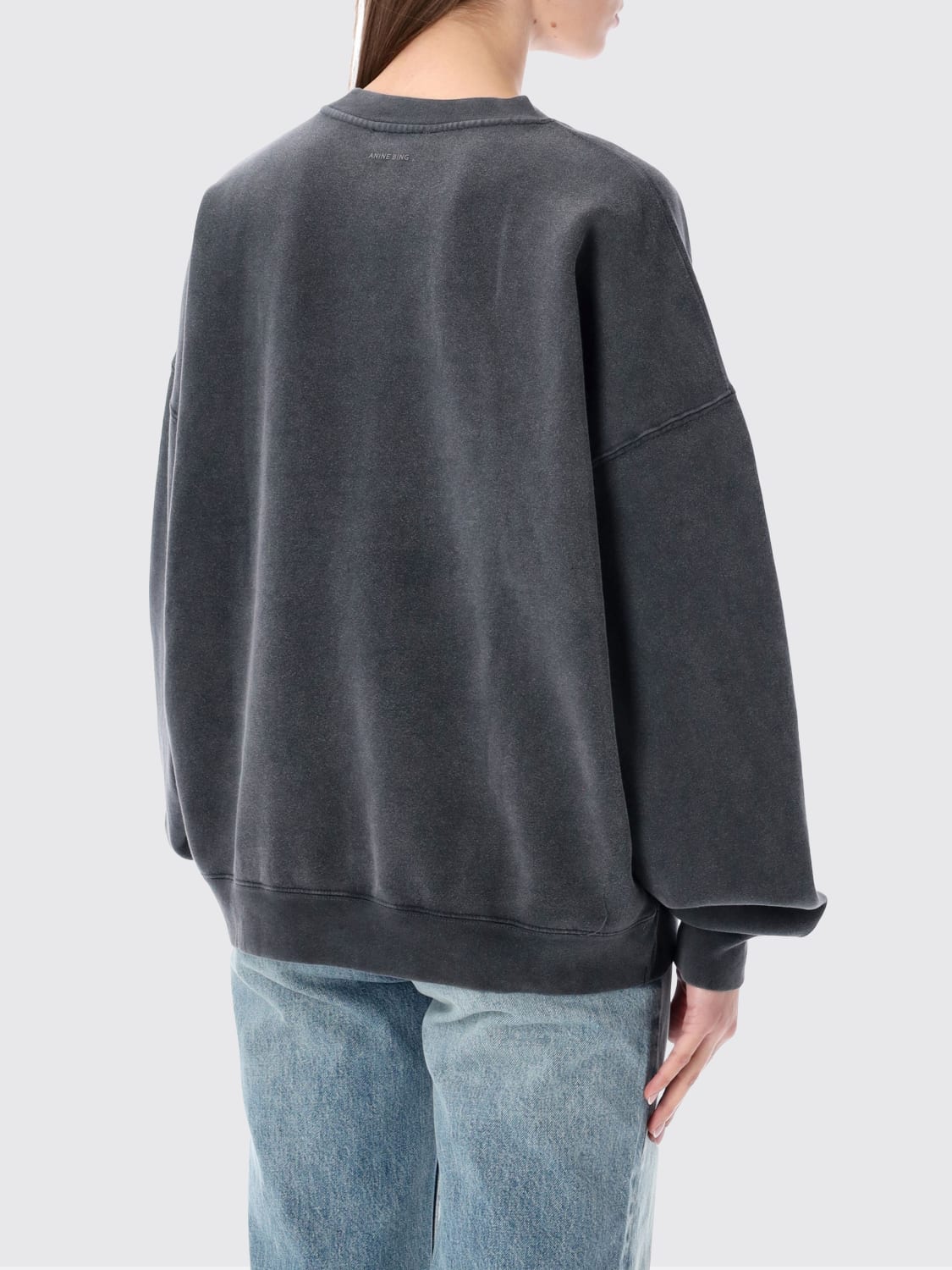 ANINE BING SWEATSHIRT: Sweatshirt damen Anine Bing, Schwarz - Img 2