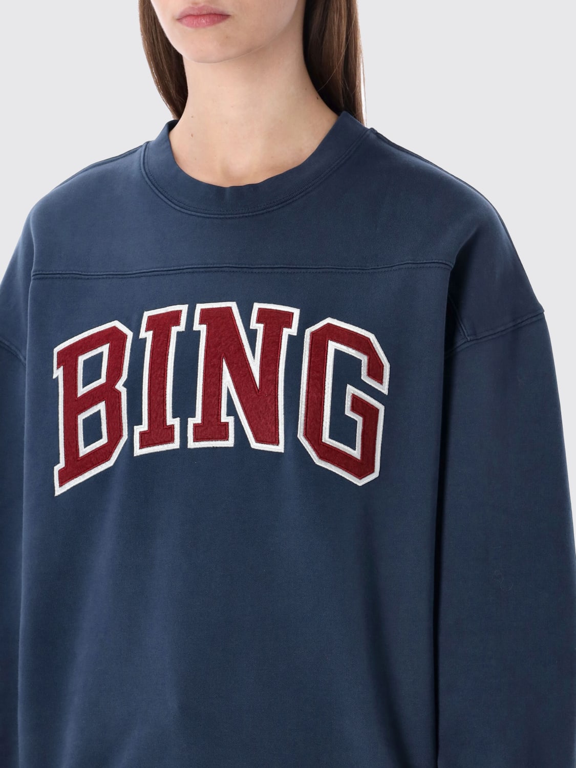 ANINE BING SWEATSHIRT: Sweatshirt woman Anine Bing, Blue - Img 3